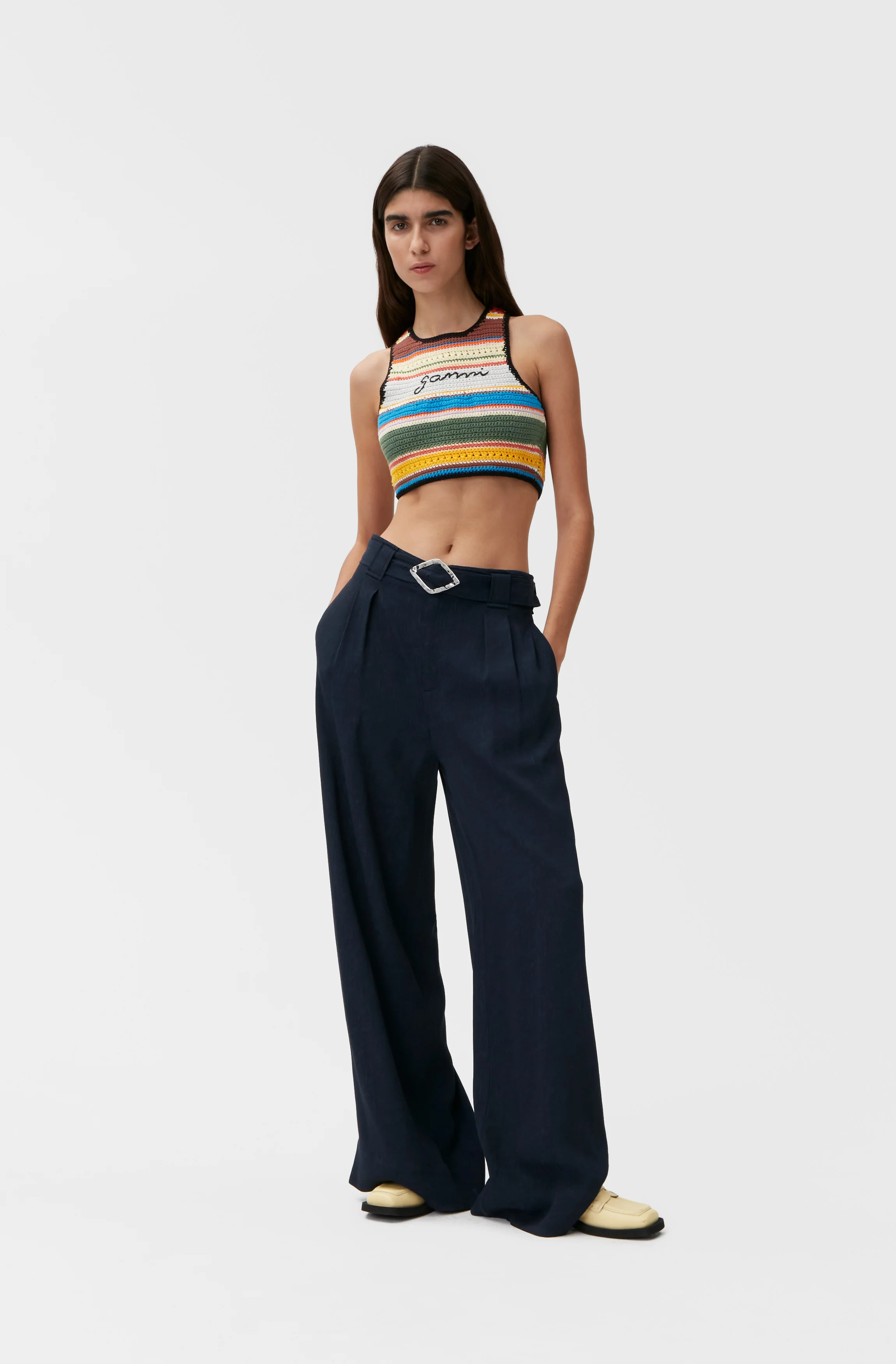 Wide-Leg Trousers | Sky Captain - Image 3