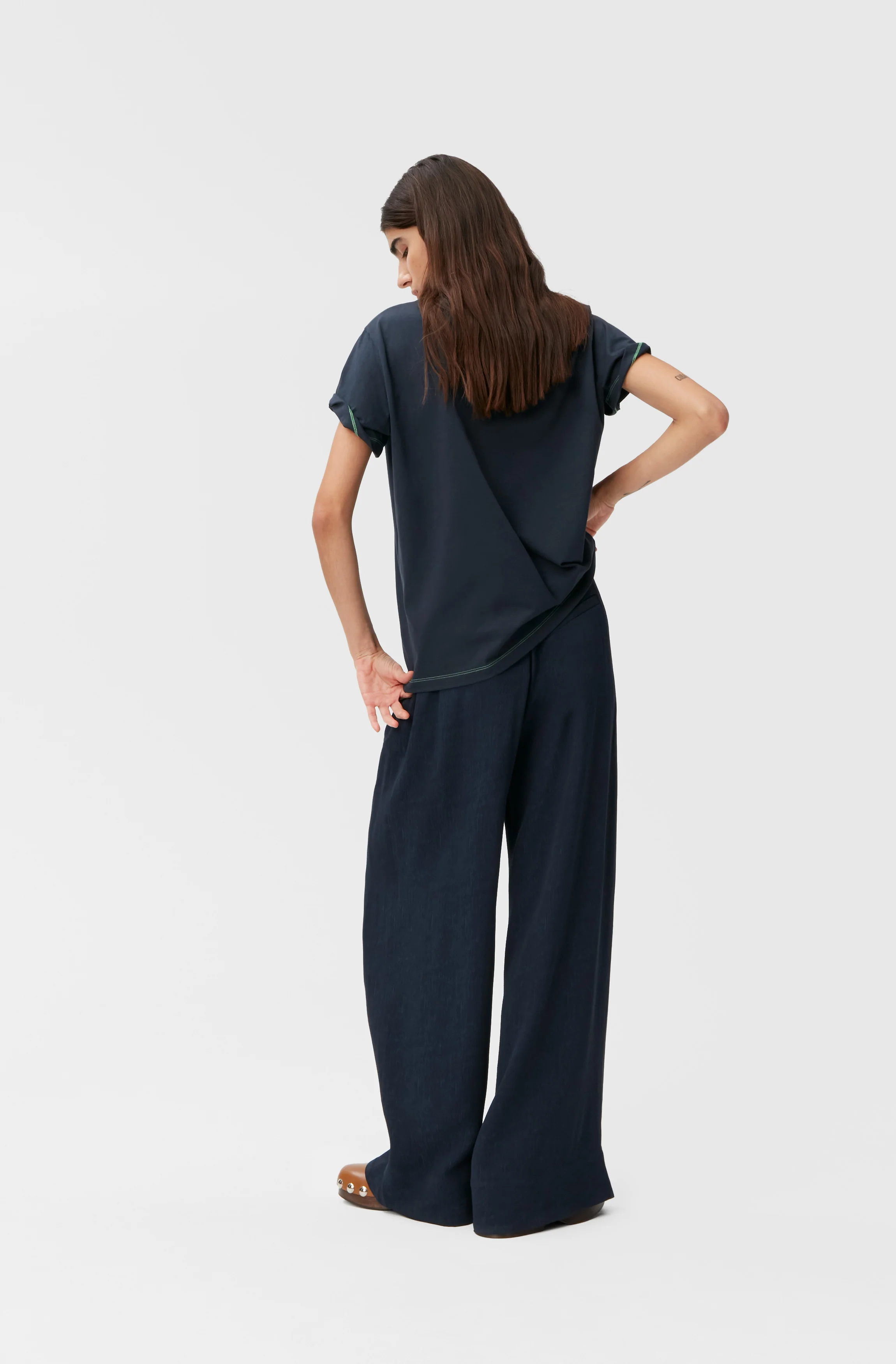 Wide-Leg Trousers | Sky Captain - Image 7