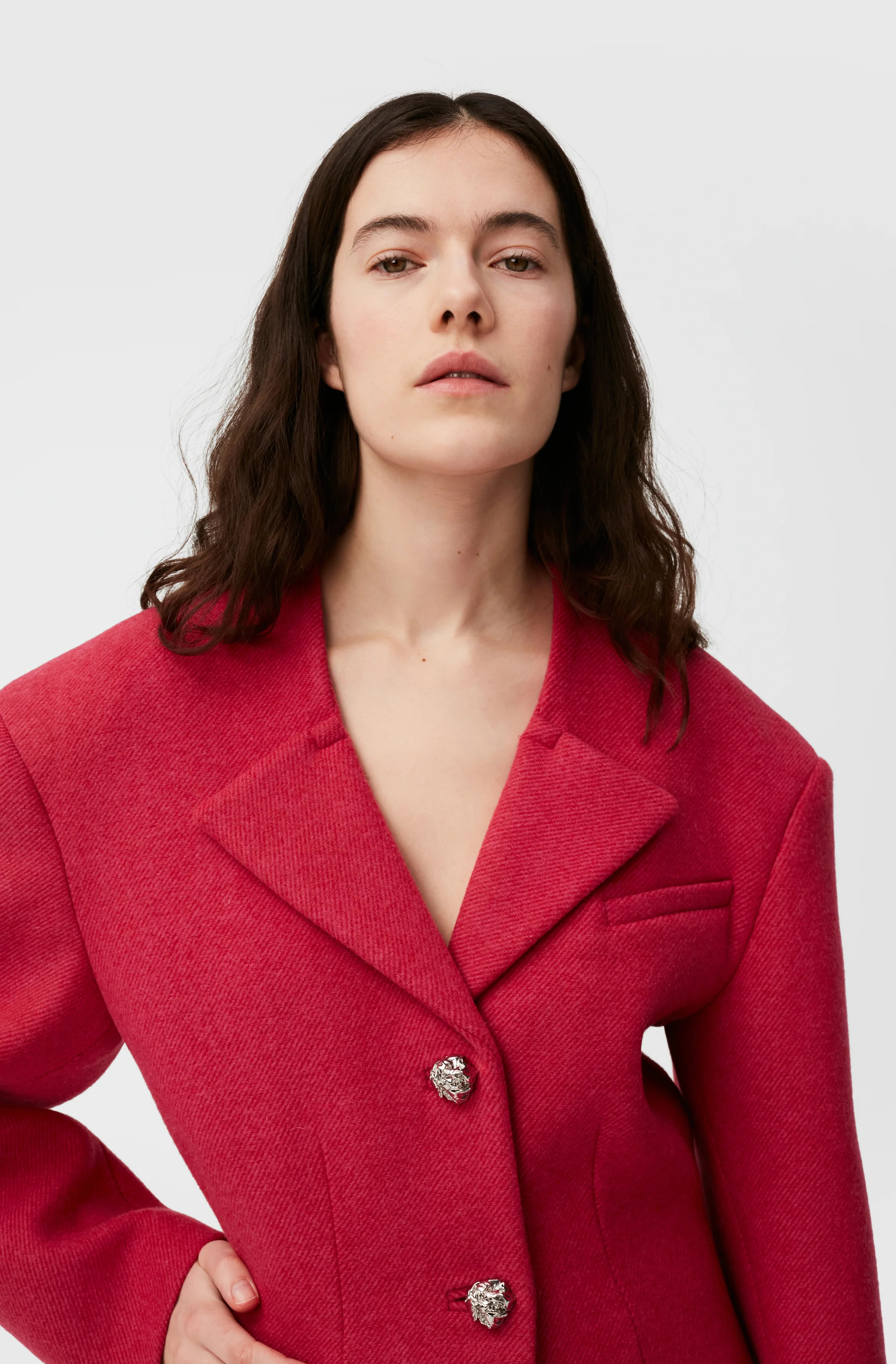 Wool Blazer | Fiery Red - Image 10