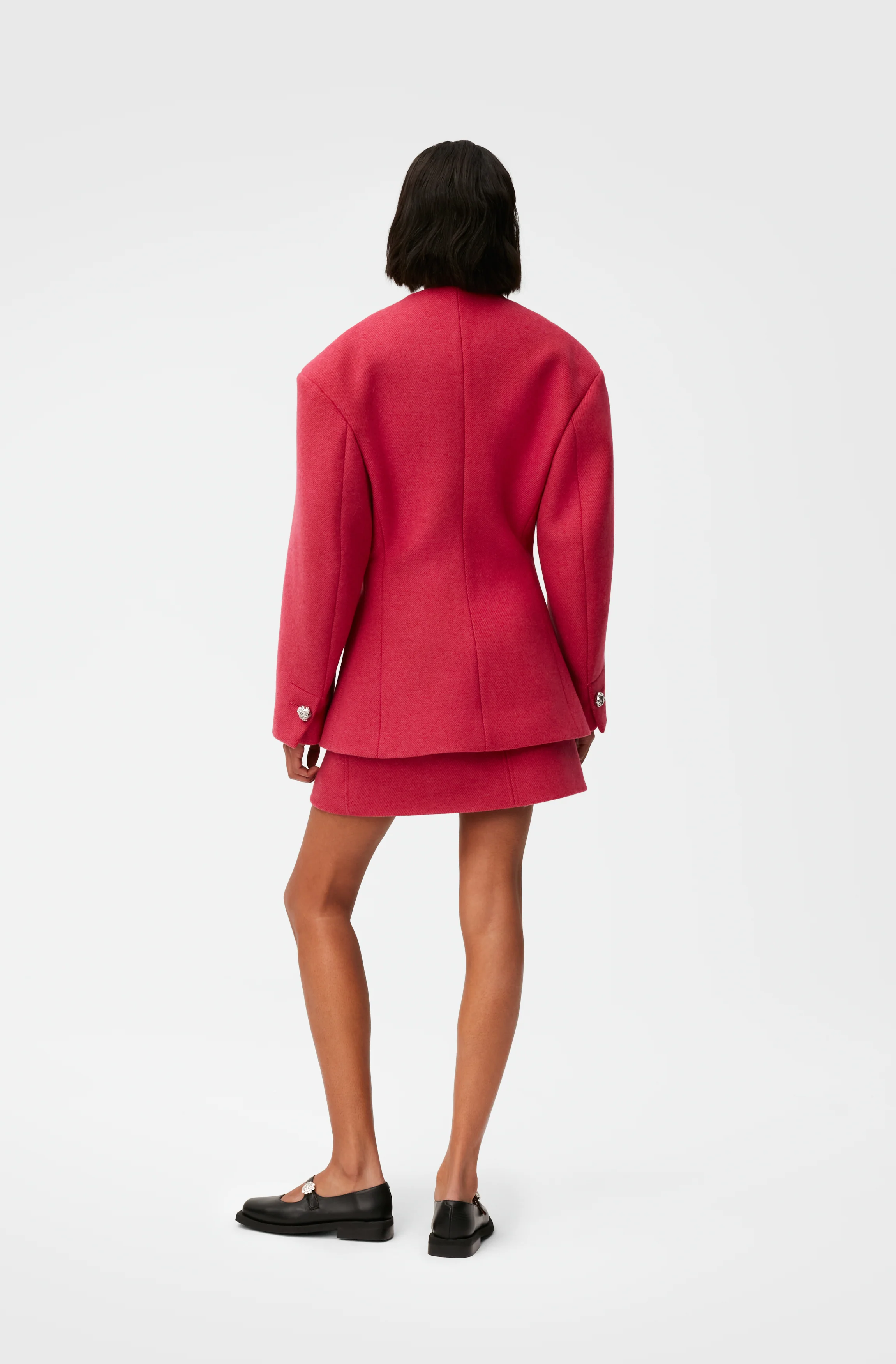 Wool Blazer | Fiery Red - Image 5