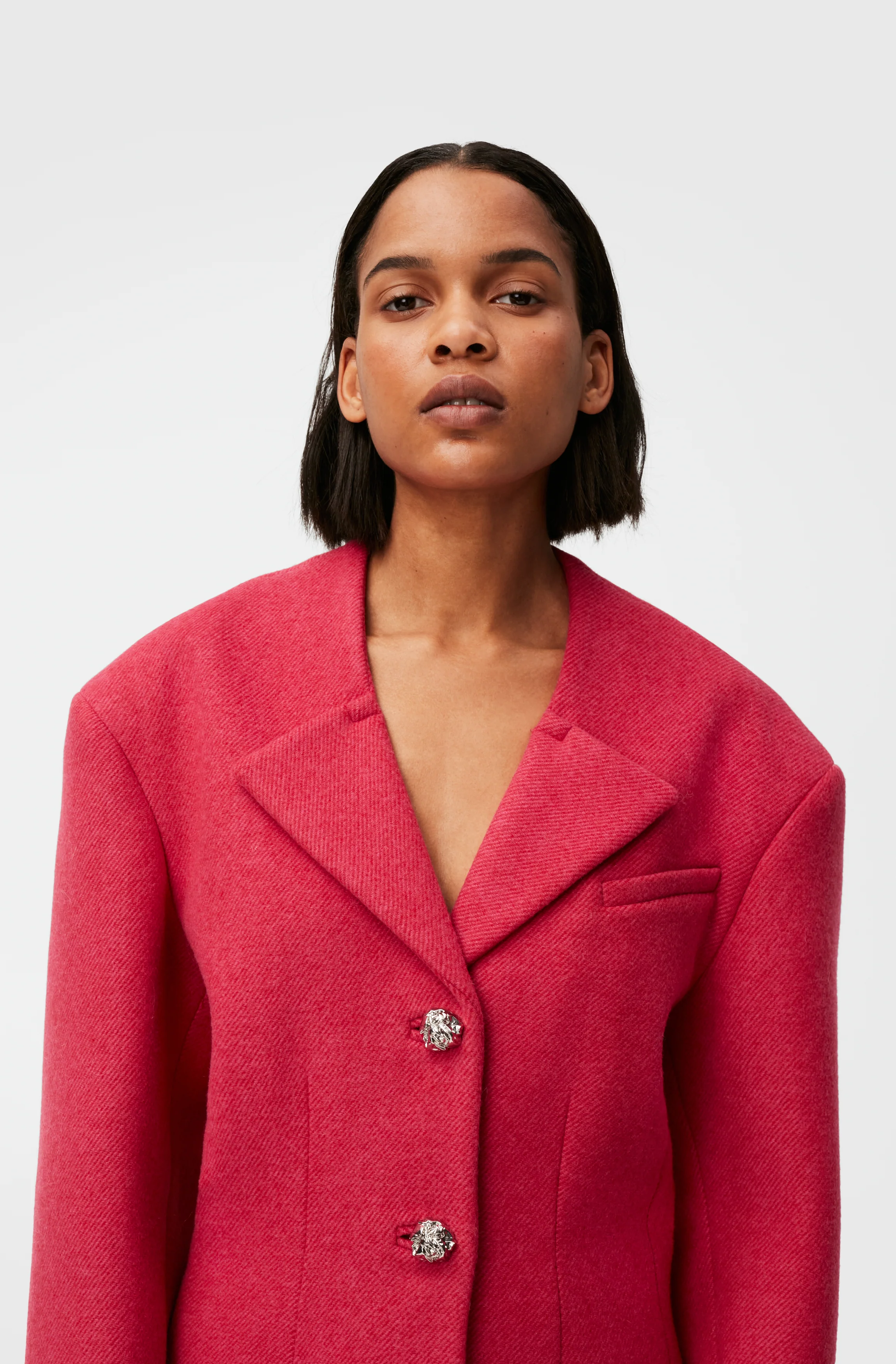 Wool Blazer | Fiery Red - Image 6
