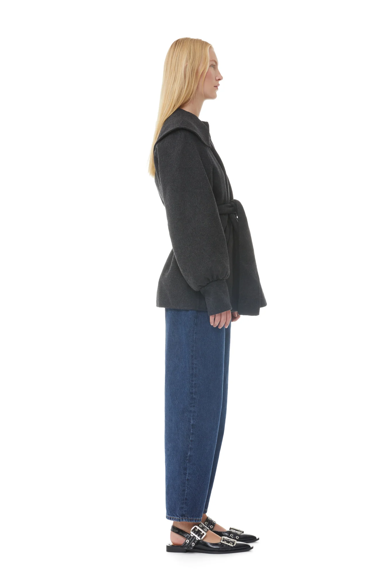 Wool Collar Jacket | Phantom - Image 5