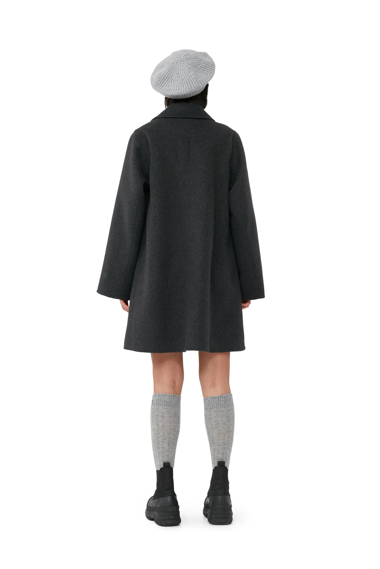Wool Midi Jacket | Phantom - Image 5