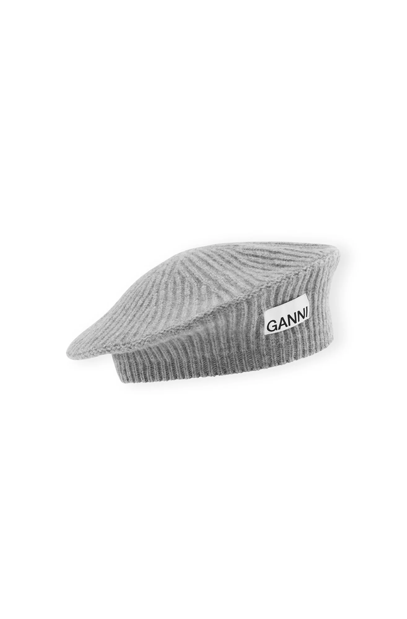 Wool Rib Knit Beret | Paloma Melange