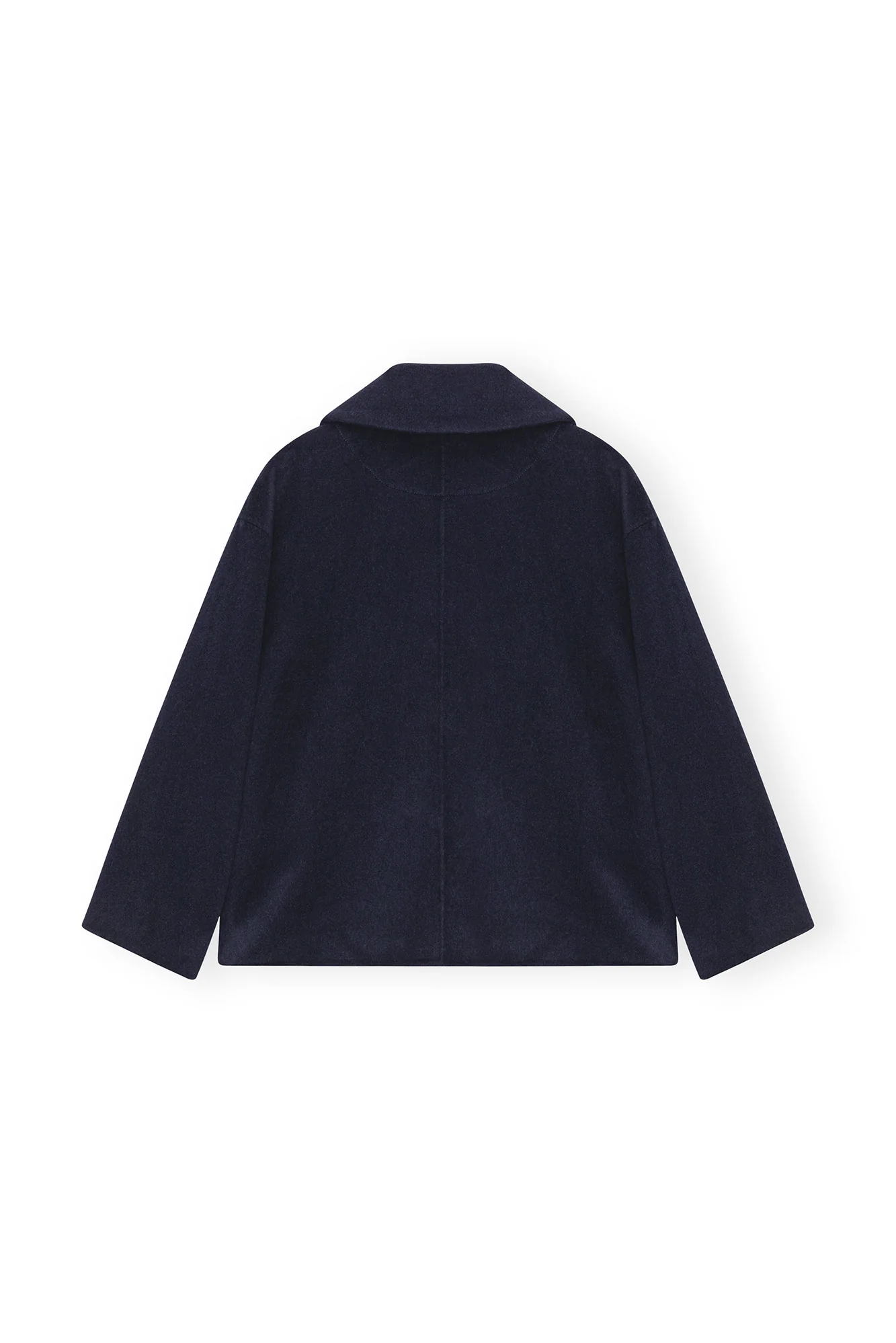 Wool Wide Collar Jacket | Sky Captain - Image 2