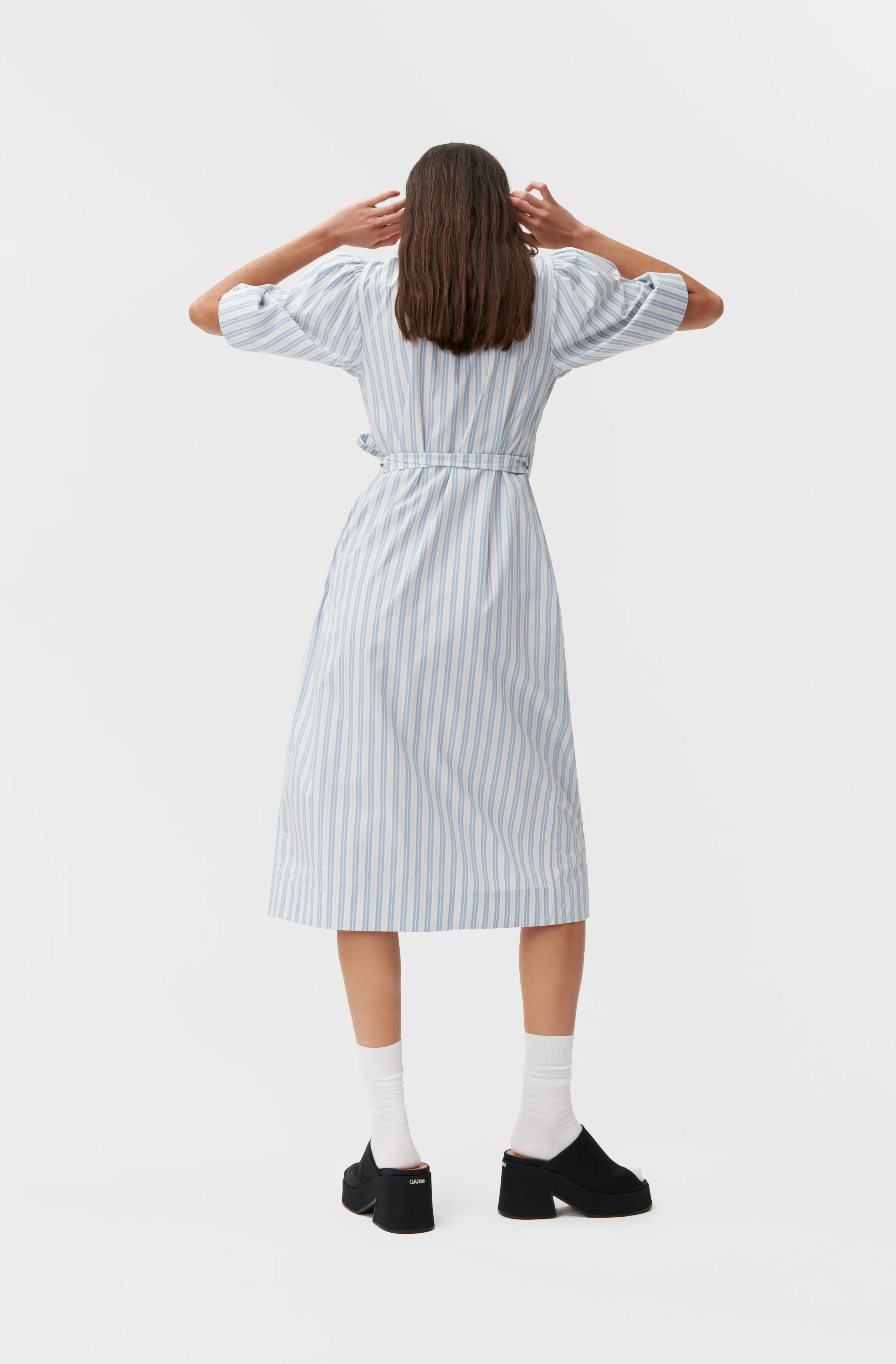 Wrap Midi Dress | Forever Blue - Image 4
