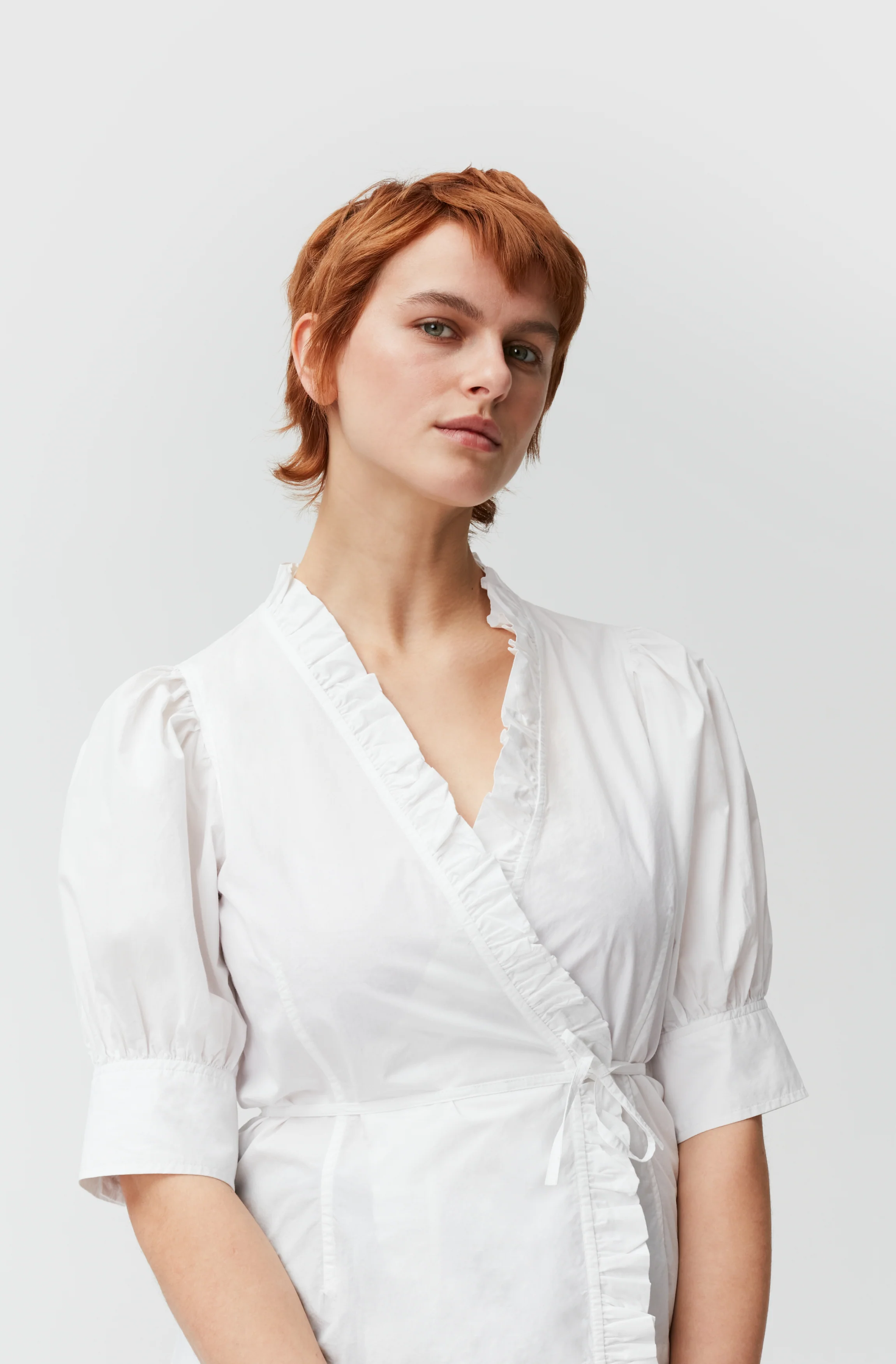 Wrap Top | Bright White - Image 6
