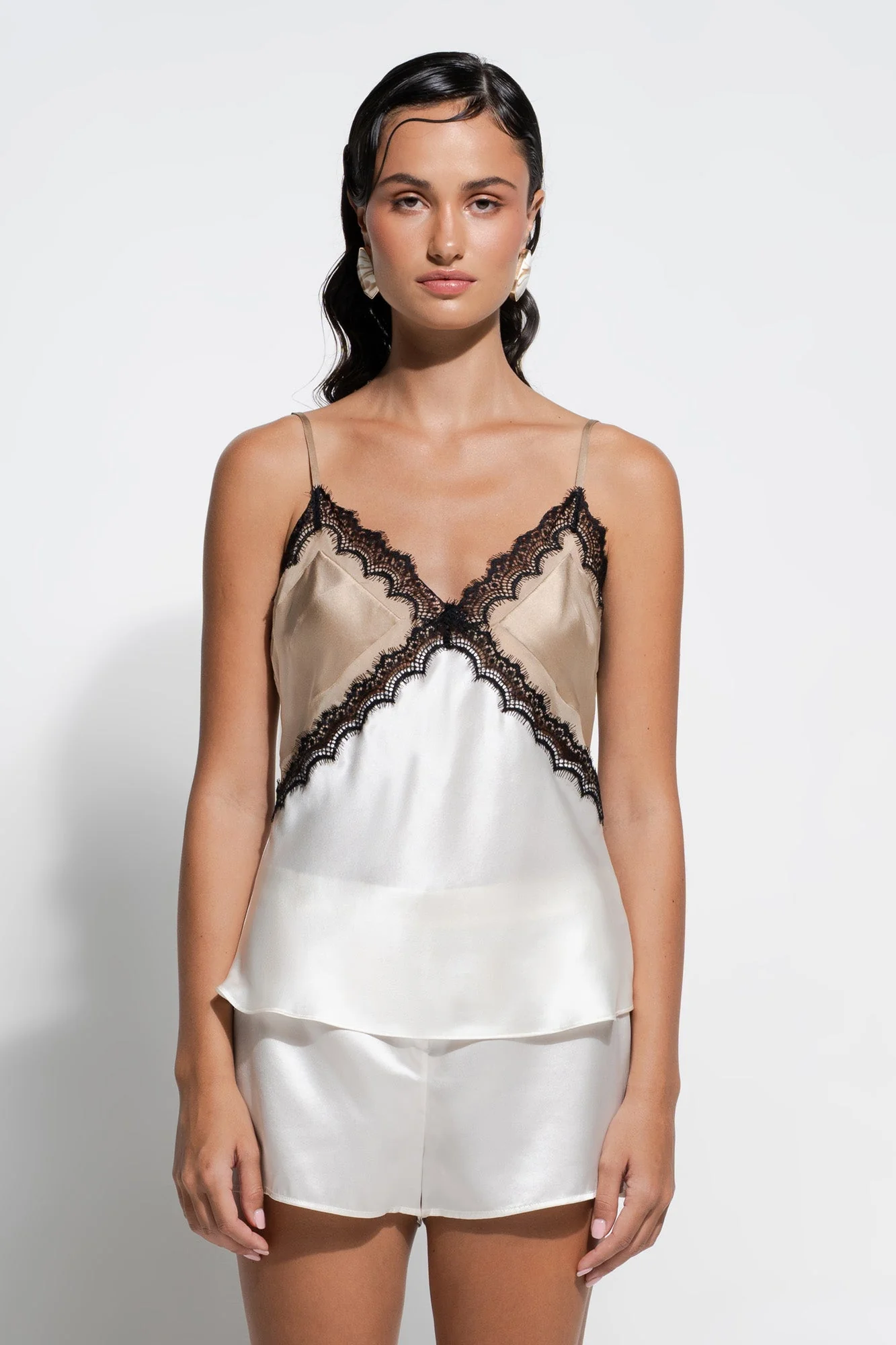 Billie Cami | Gold/Cream - Image 2
