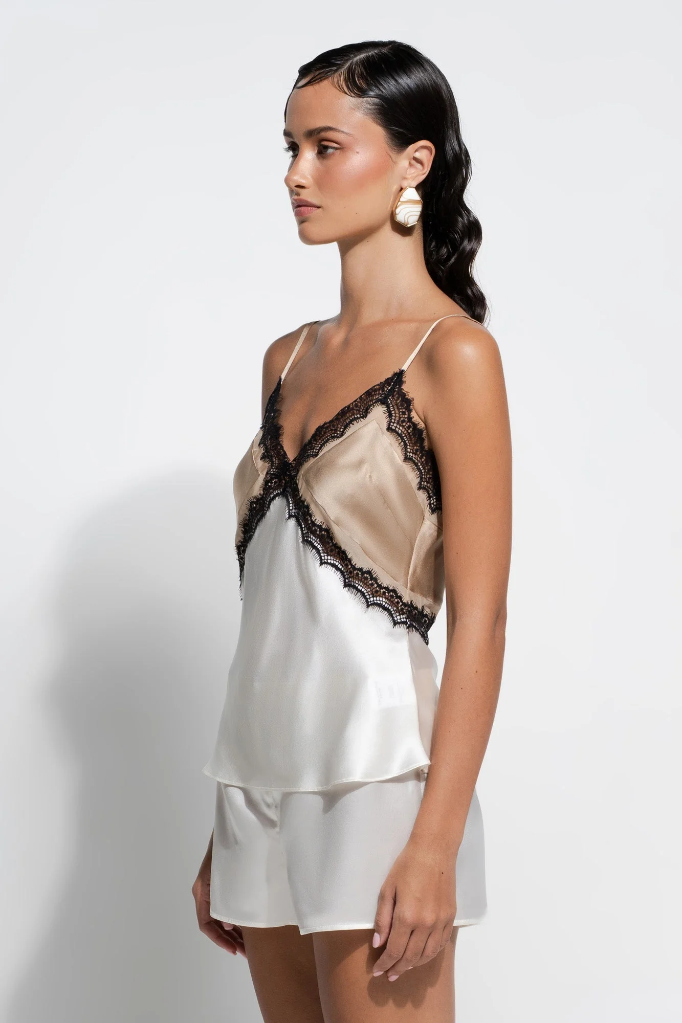 Billie Cami | Gold/Cream - Image 4