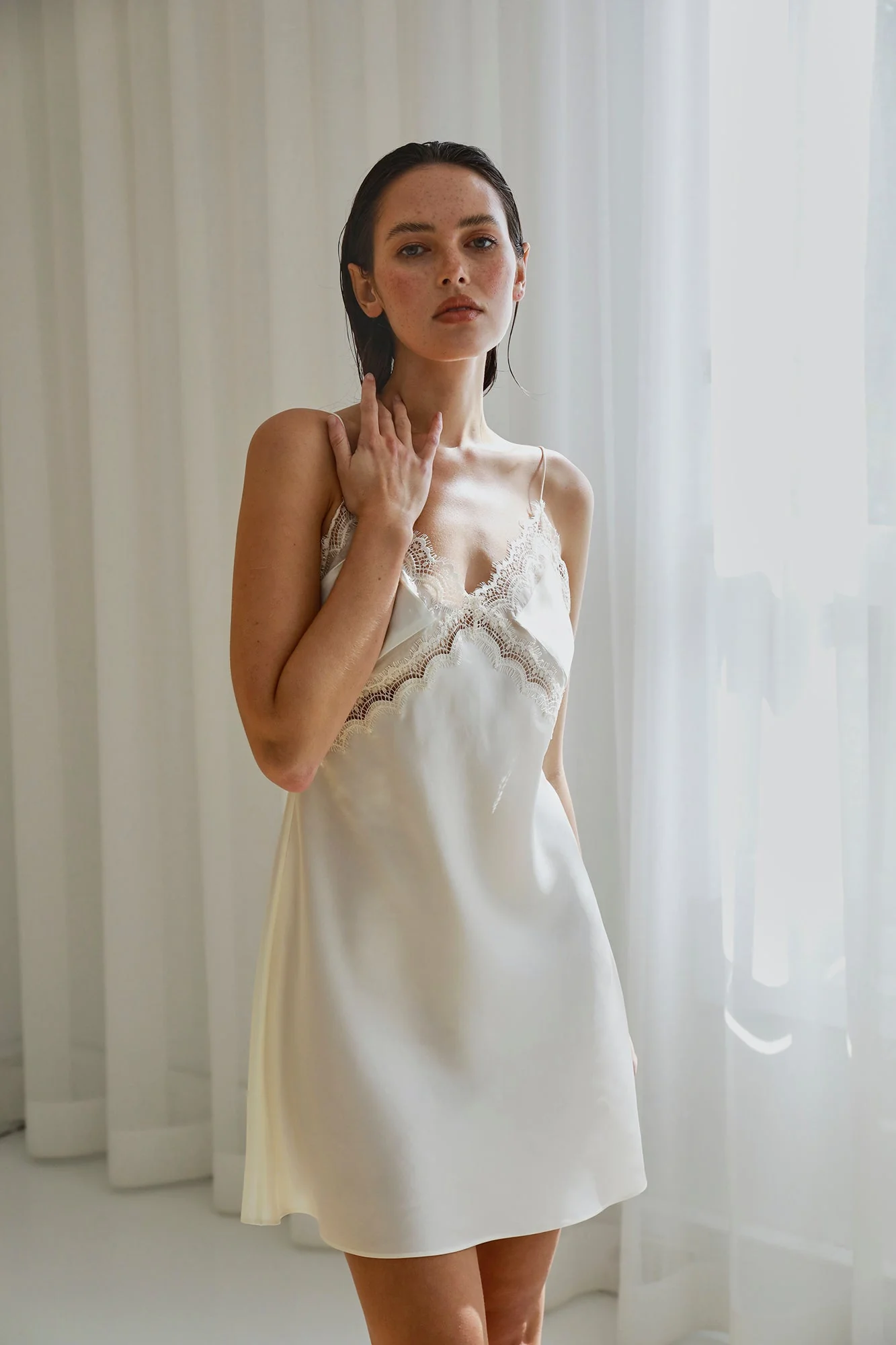 Billie Chemise | Cream - Image 2