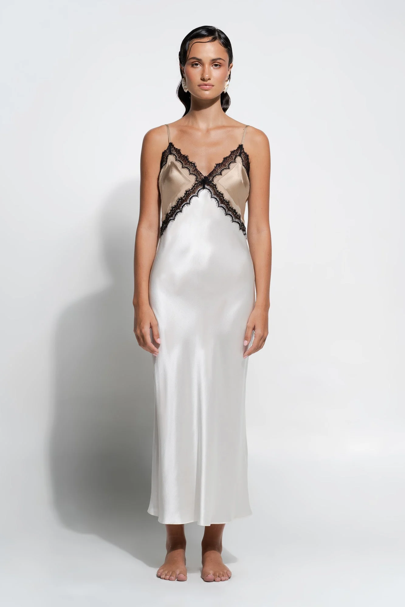 Billie Slip | Gold/Cream - Image 2