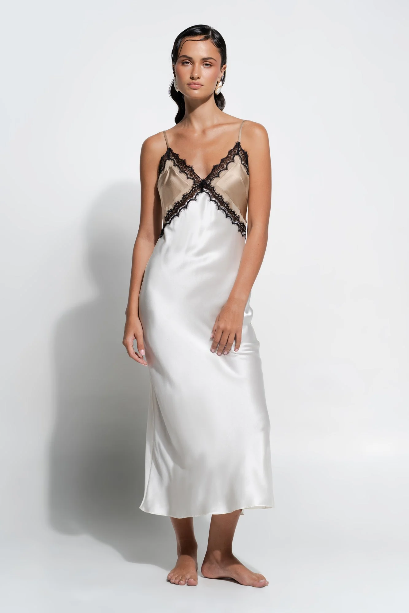Billie Slip | Gold/Cream - Image 6