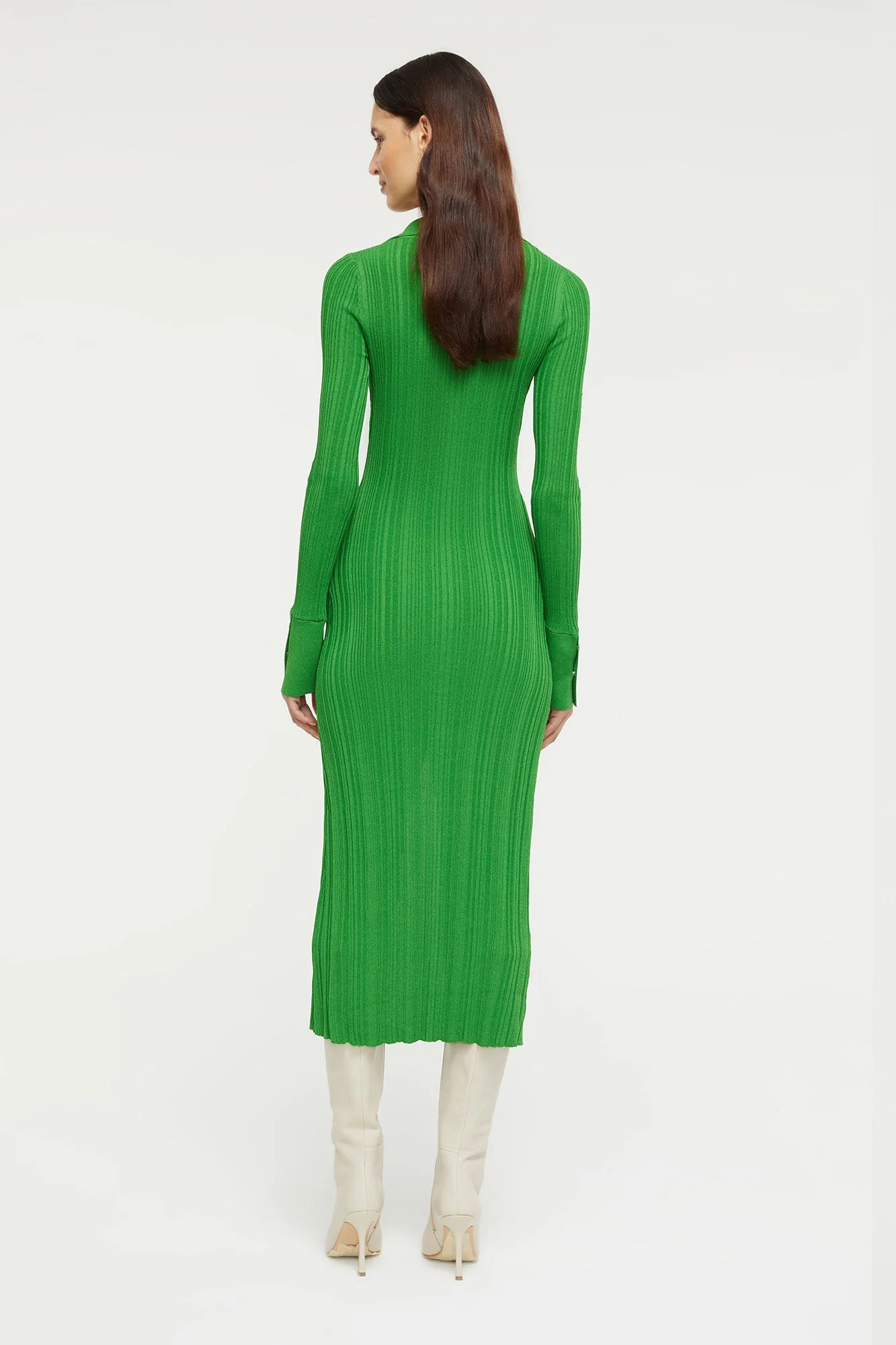 Brianna Knit Dress | Emerald - Image 5
