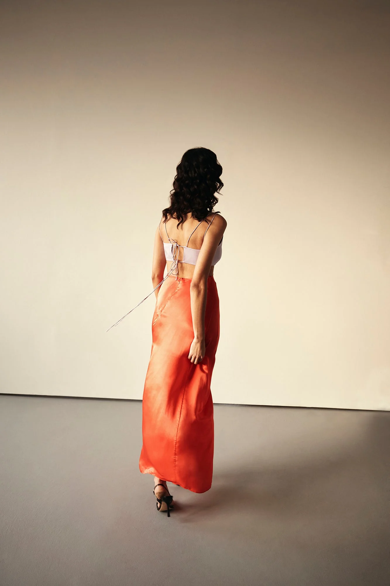 Bridget Maxi Dress | Lilac/Tangerine - Image 2