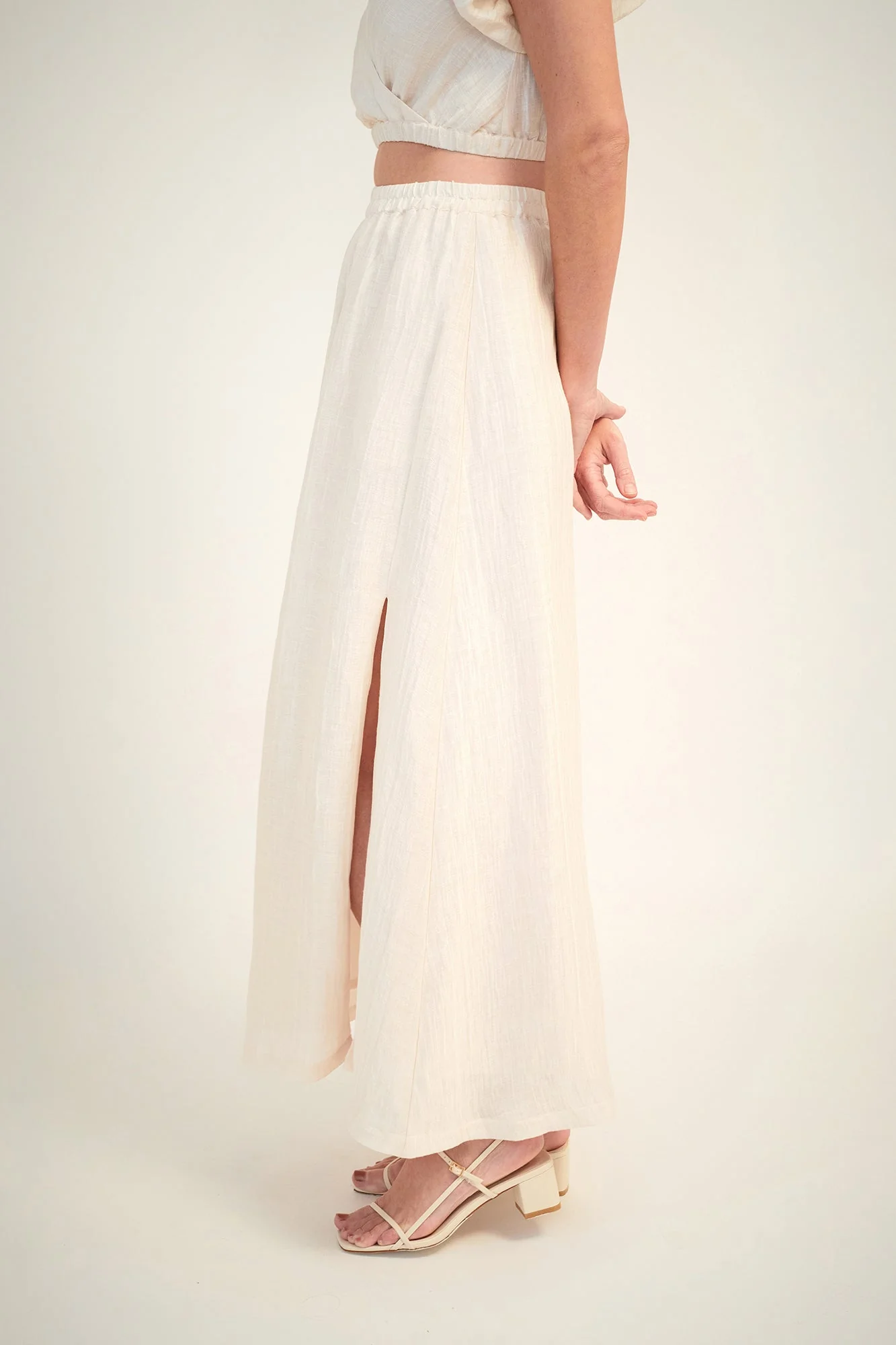 Carmen Midi Skirt | Ivory - Image 4