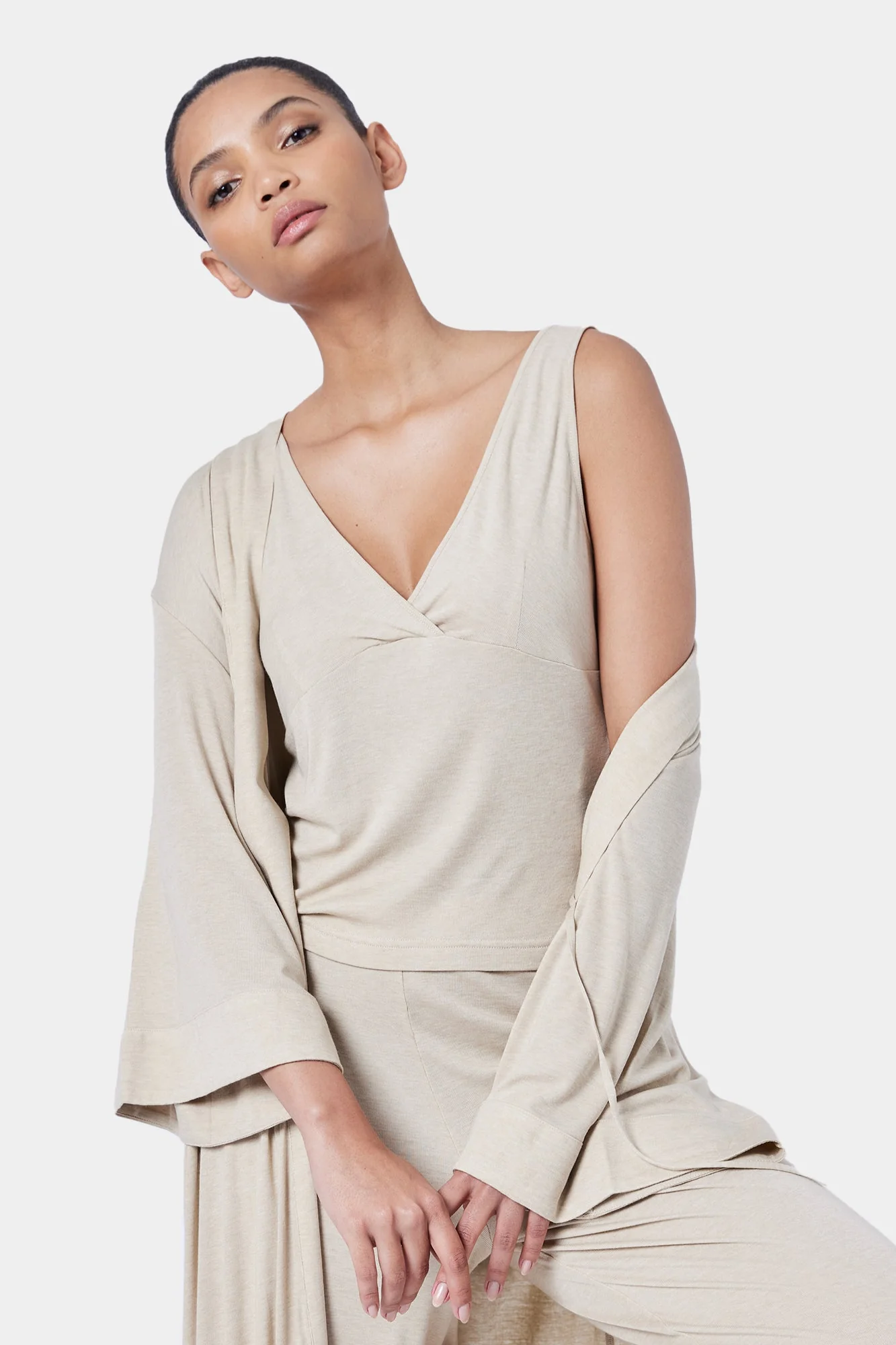 Delilah Top | Oat - Image 3