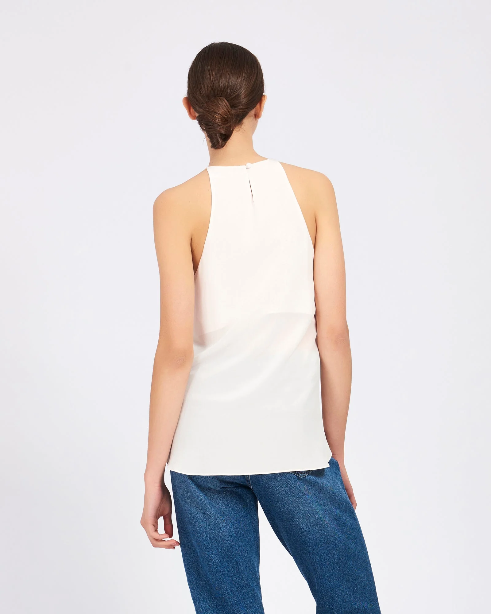 Emma Halter Neck Cami | Rosewater - Image 3