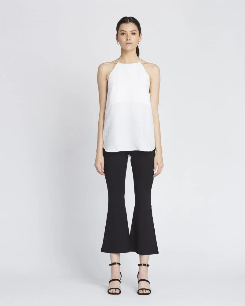 Emma Linen Halter Neck Cami | Creme - Image 4