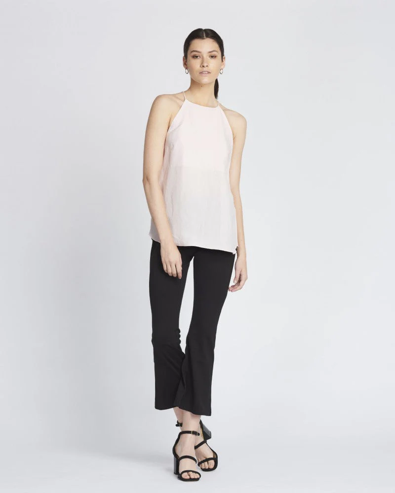 Emma Linen Halter Neck Cami | Creme - Image 5