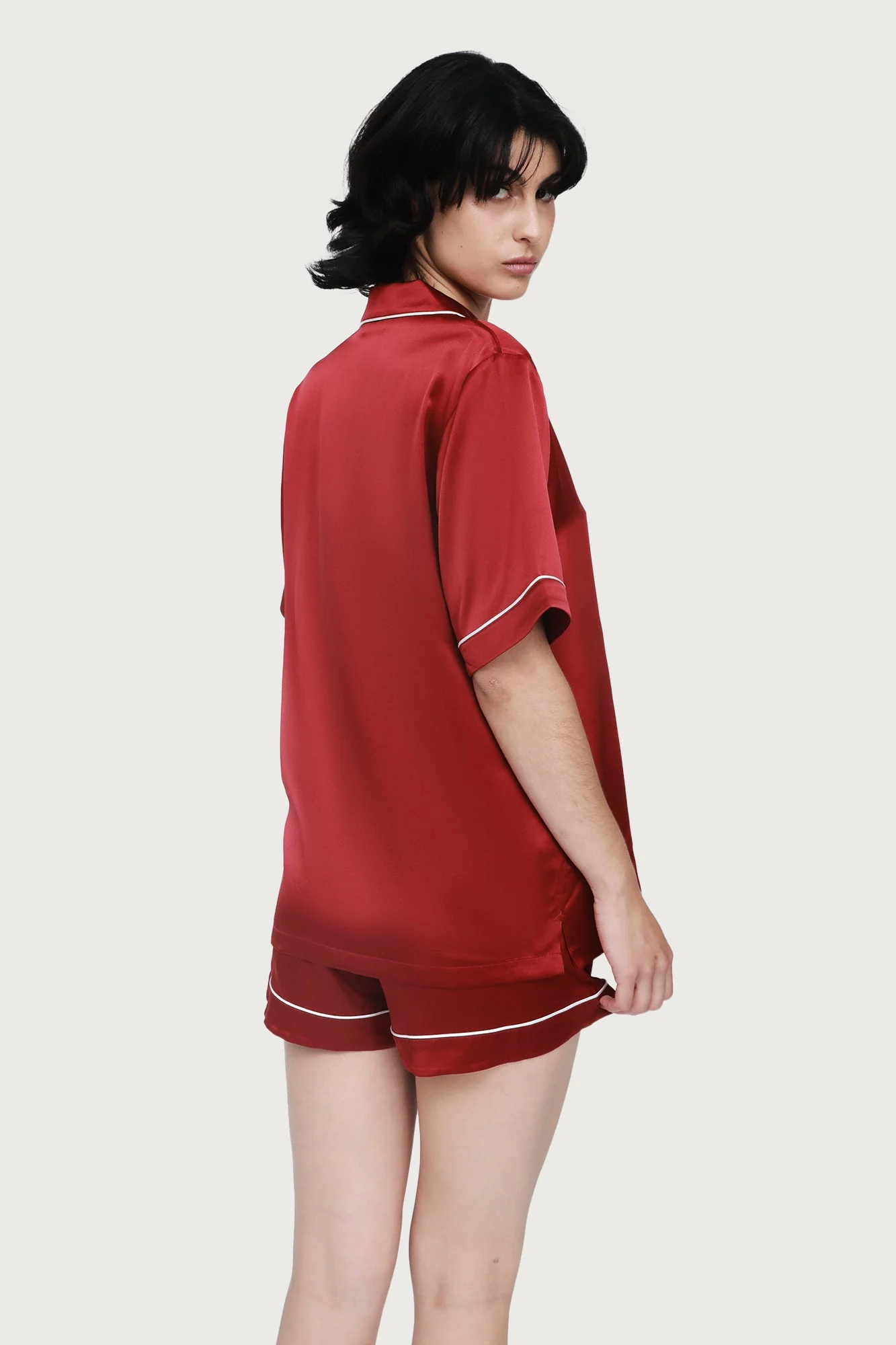 Fine Finishes Short Pajama | Red - Image 5
