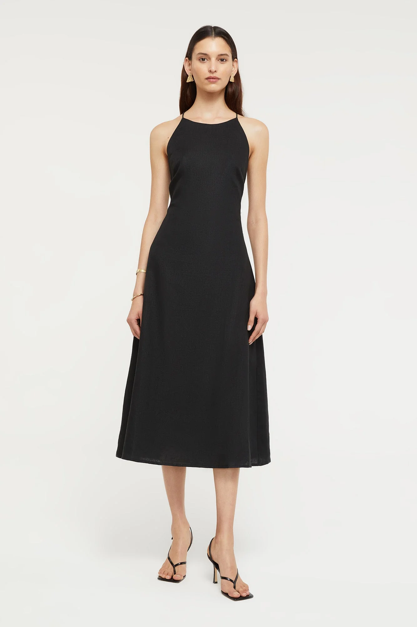 Frankie Flare Dress | Black - Image 5