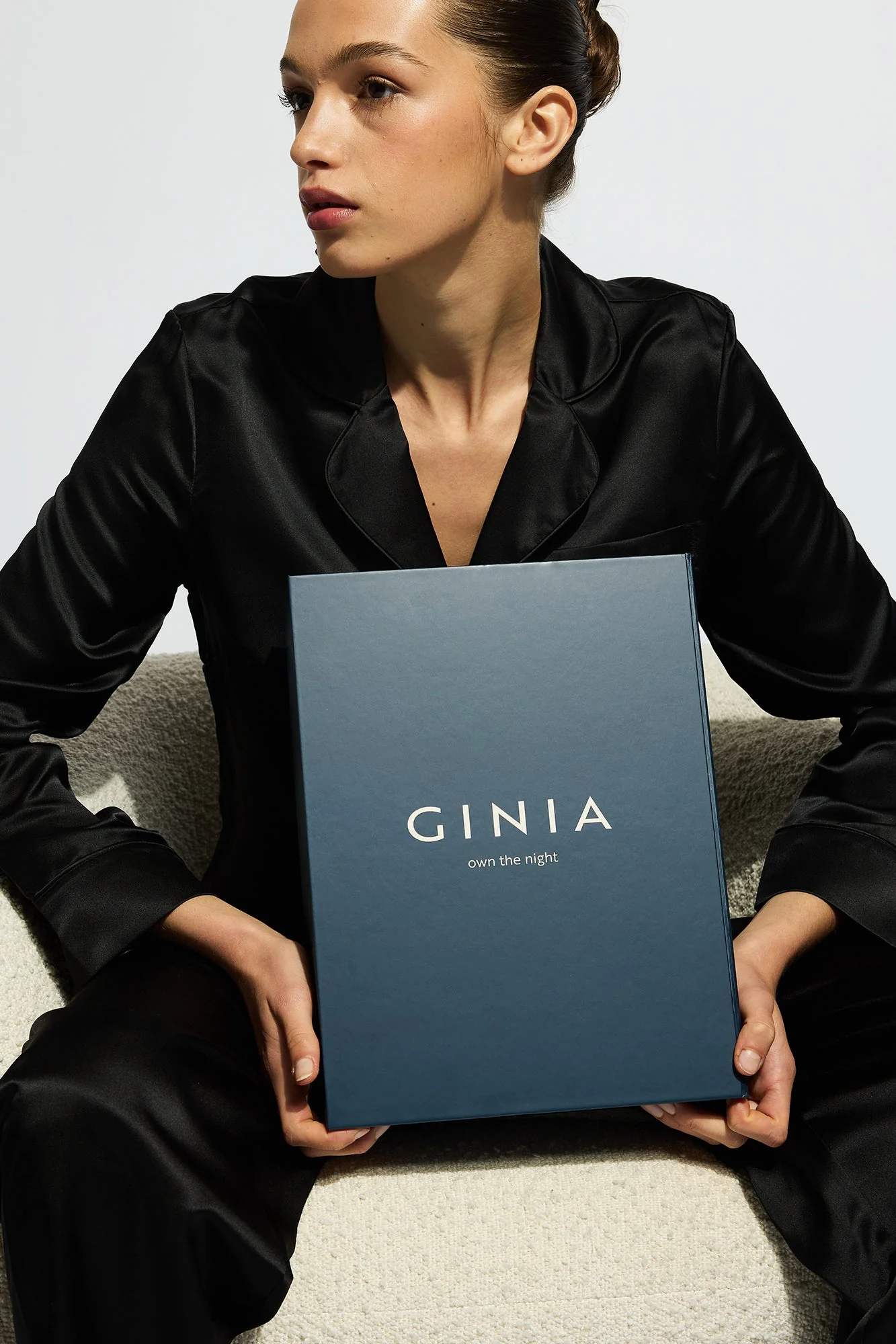 Ginia Gift Set- Fine Finish Pajama | Black