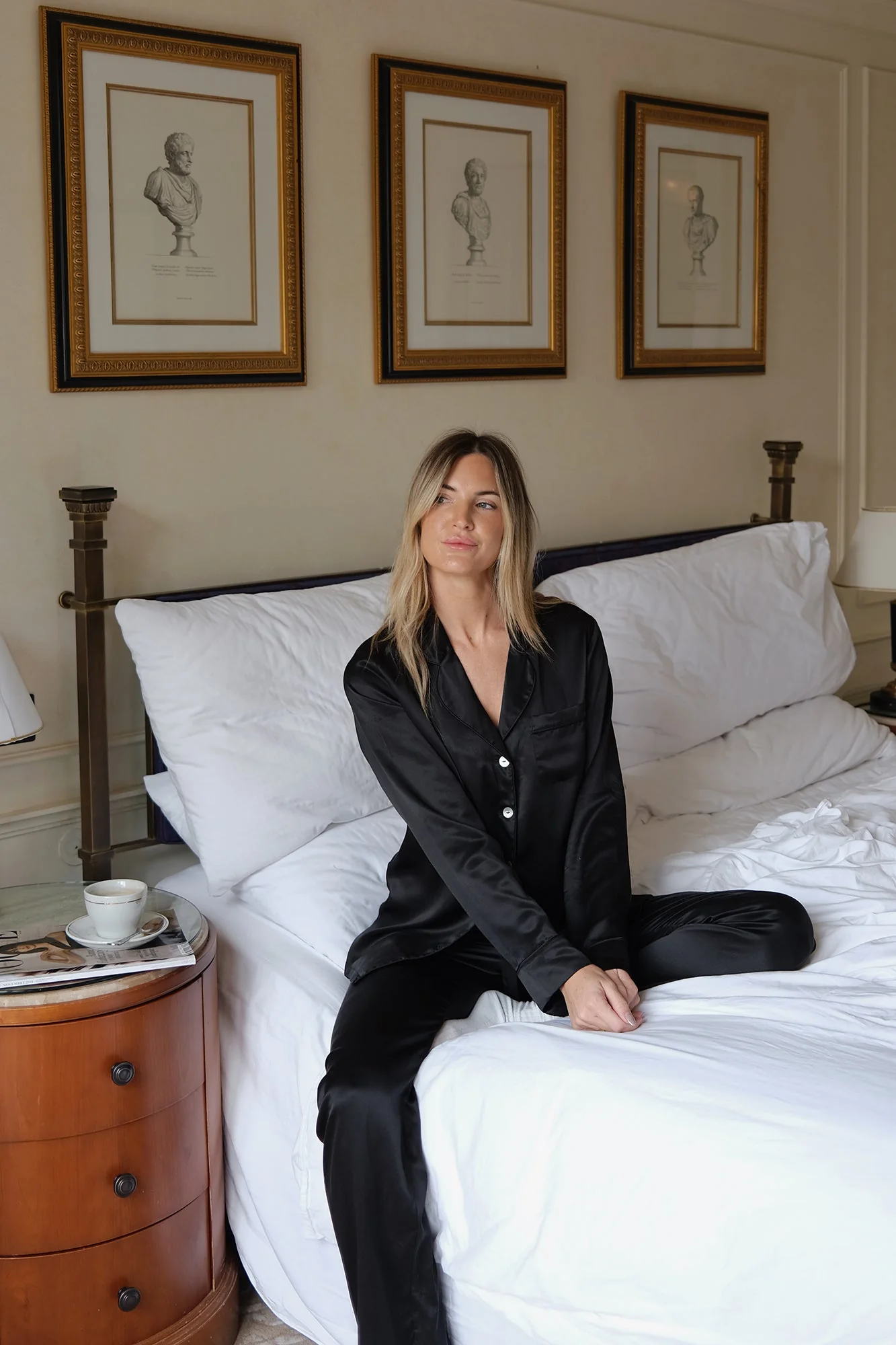 Ginia Gift Set- Fine Finish Pajama | Black - Image 2