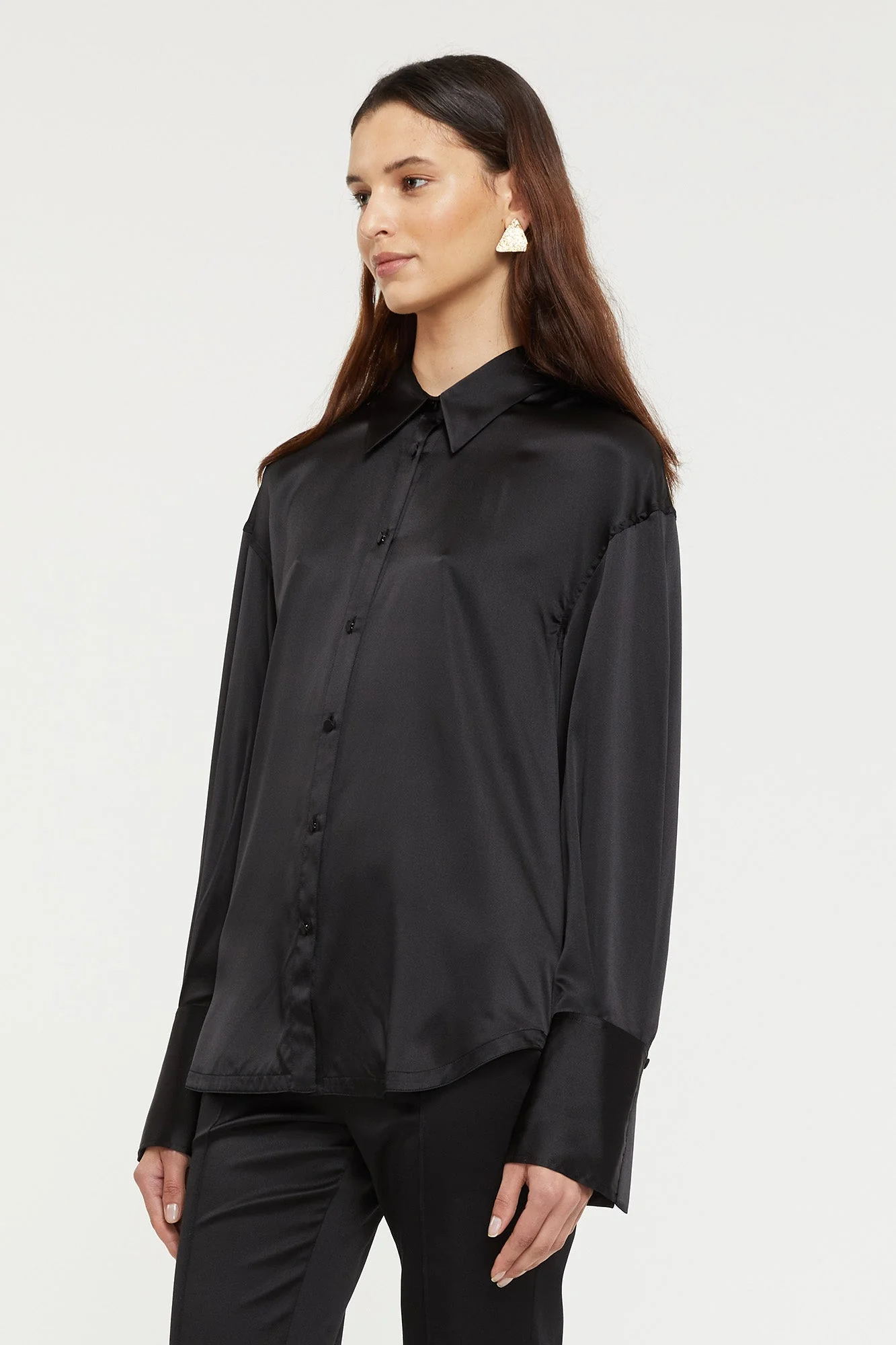 Iris Shirt | Black - Image 3