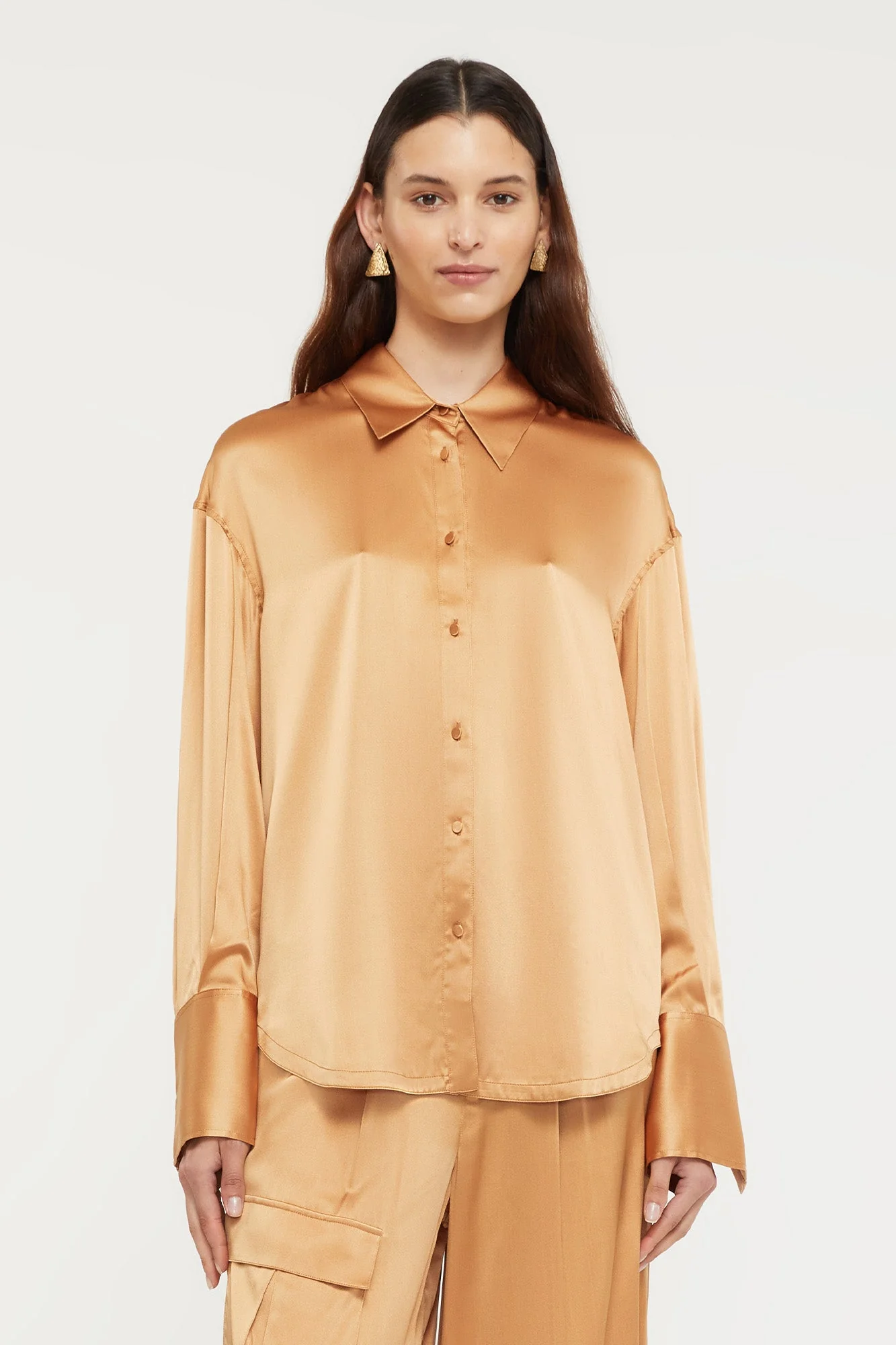Iris Shirt | Caramel
