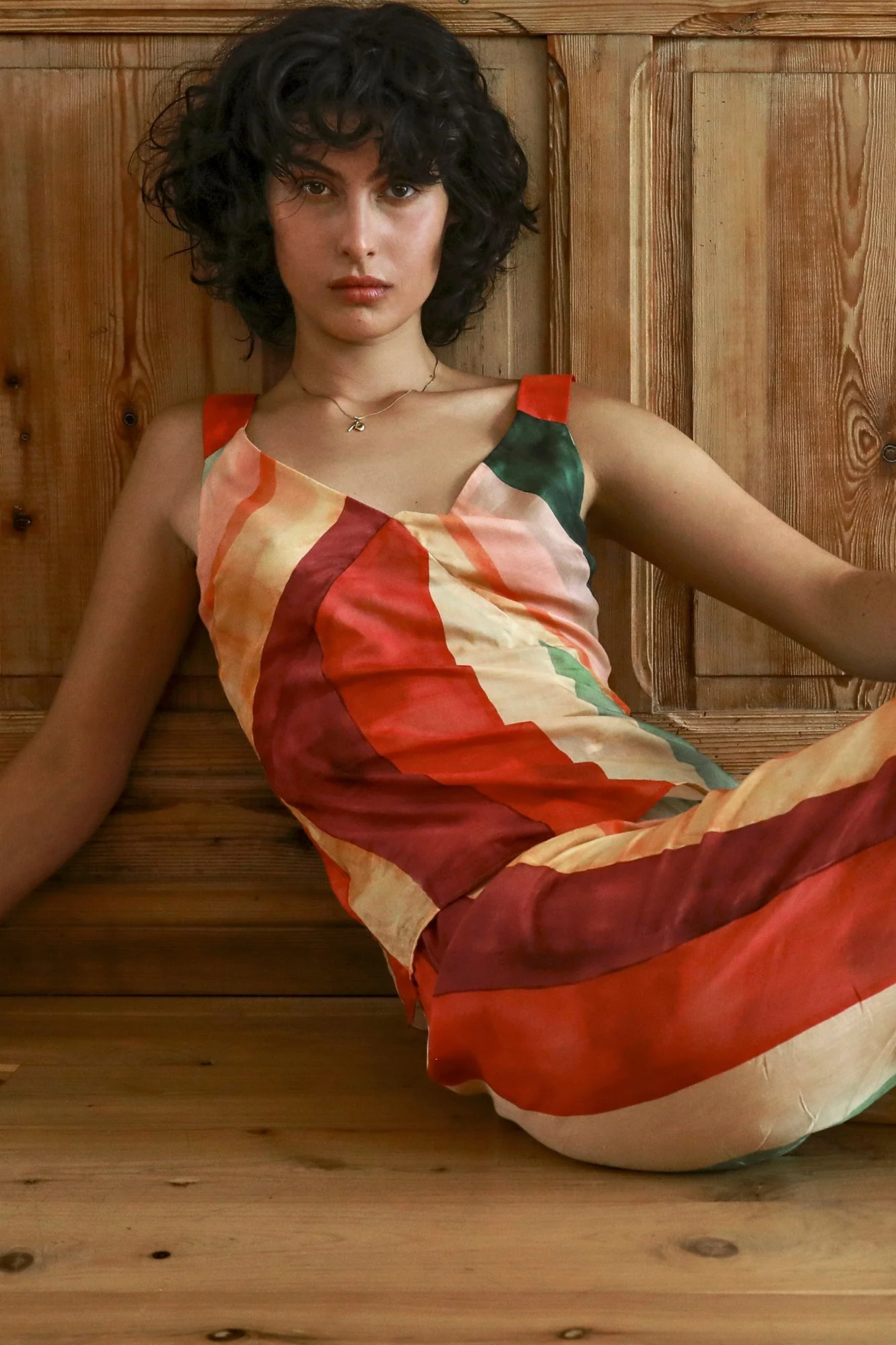 Laos Stripe Cotton Cami | Stripe Print - Image 2