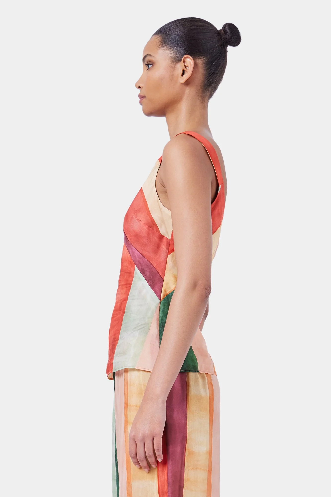 Laos Stripe Cotton Cami | Stripe Print - Image 4