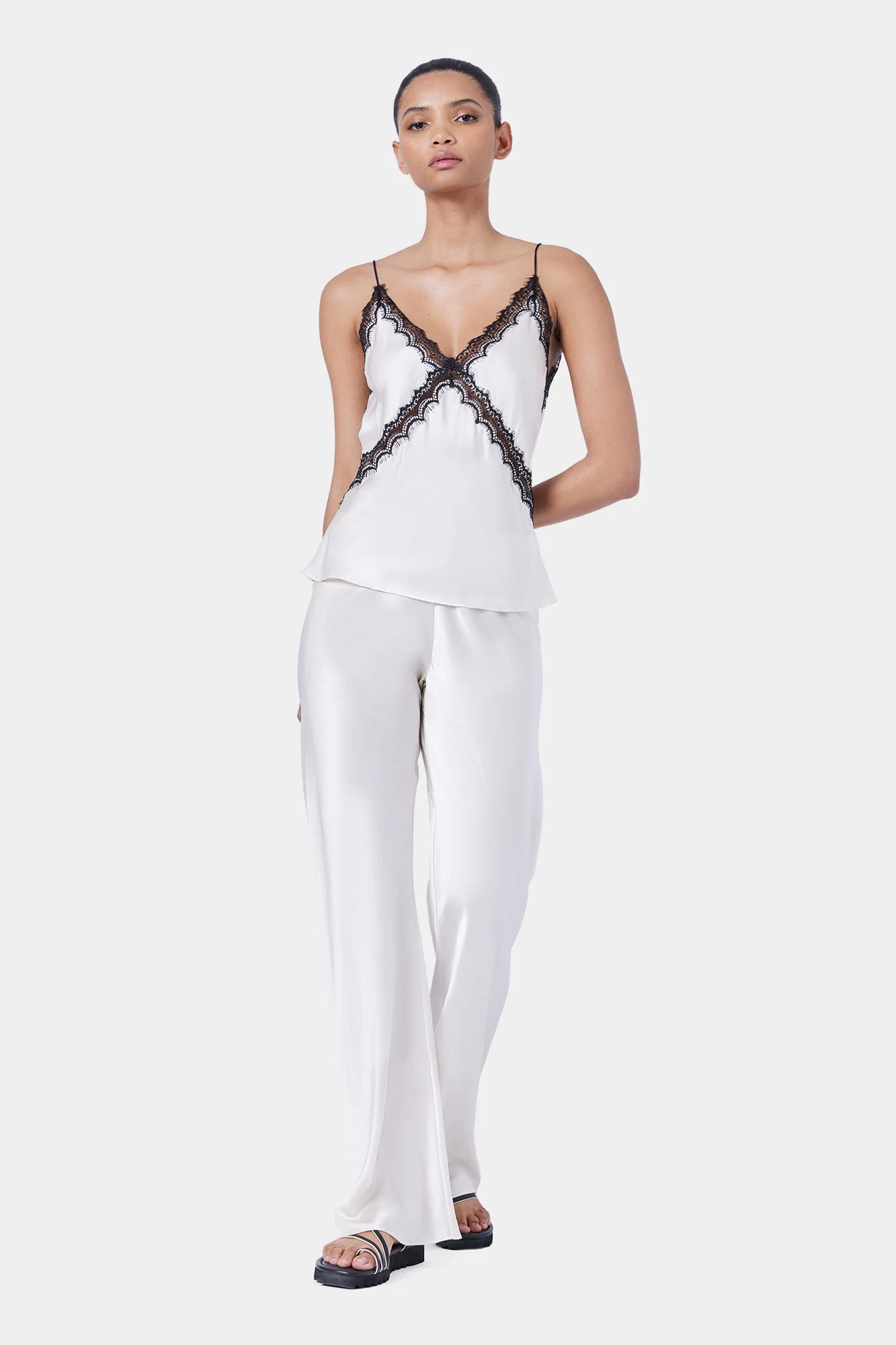 Sadie Top | Cream W/Black - Image 5