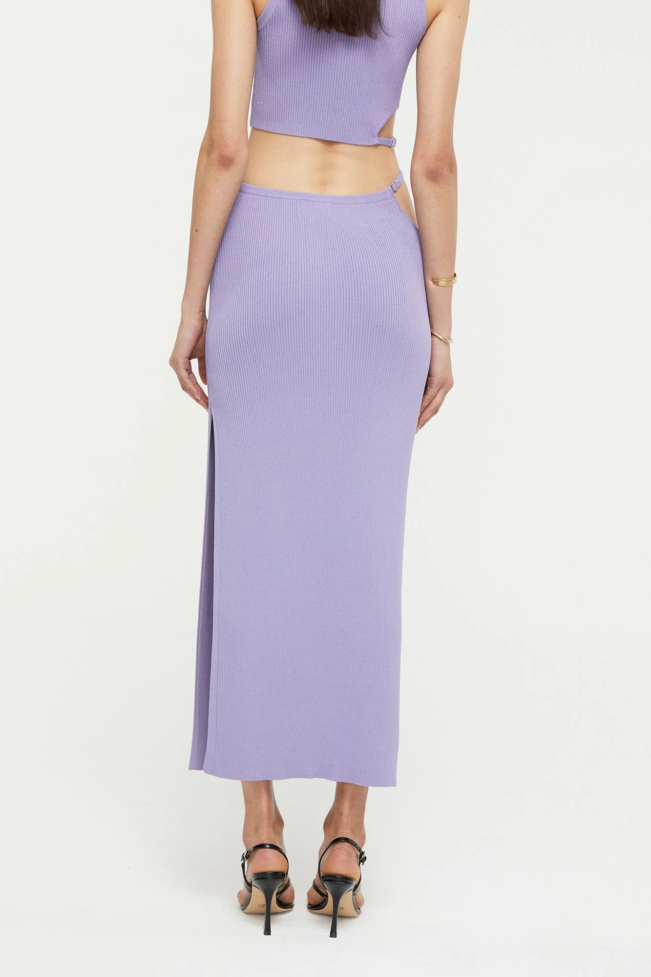 Selena Knit Skirt | Lavender - Image 5