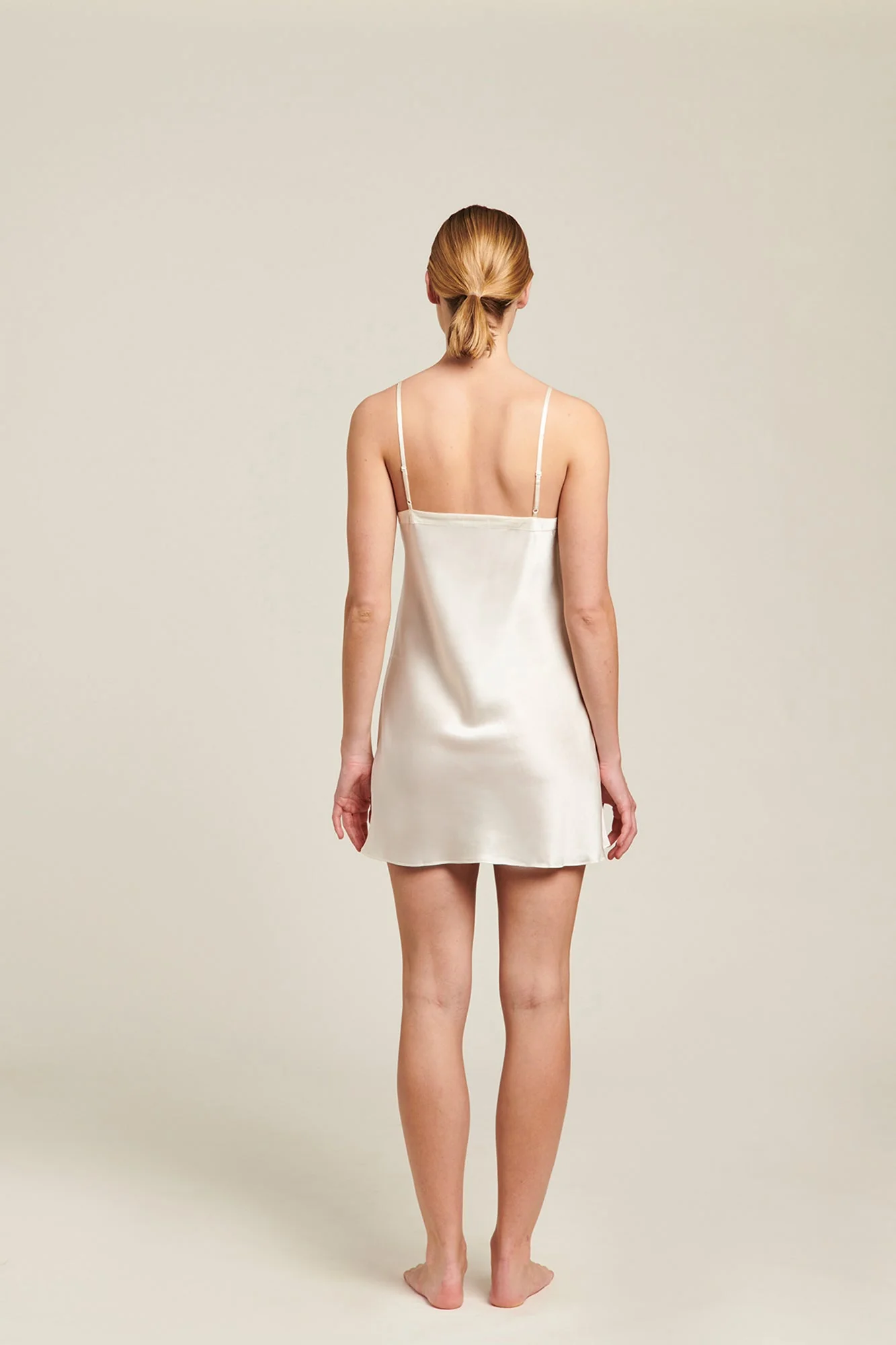 Silk Chemise | Creme - Image 5