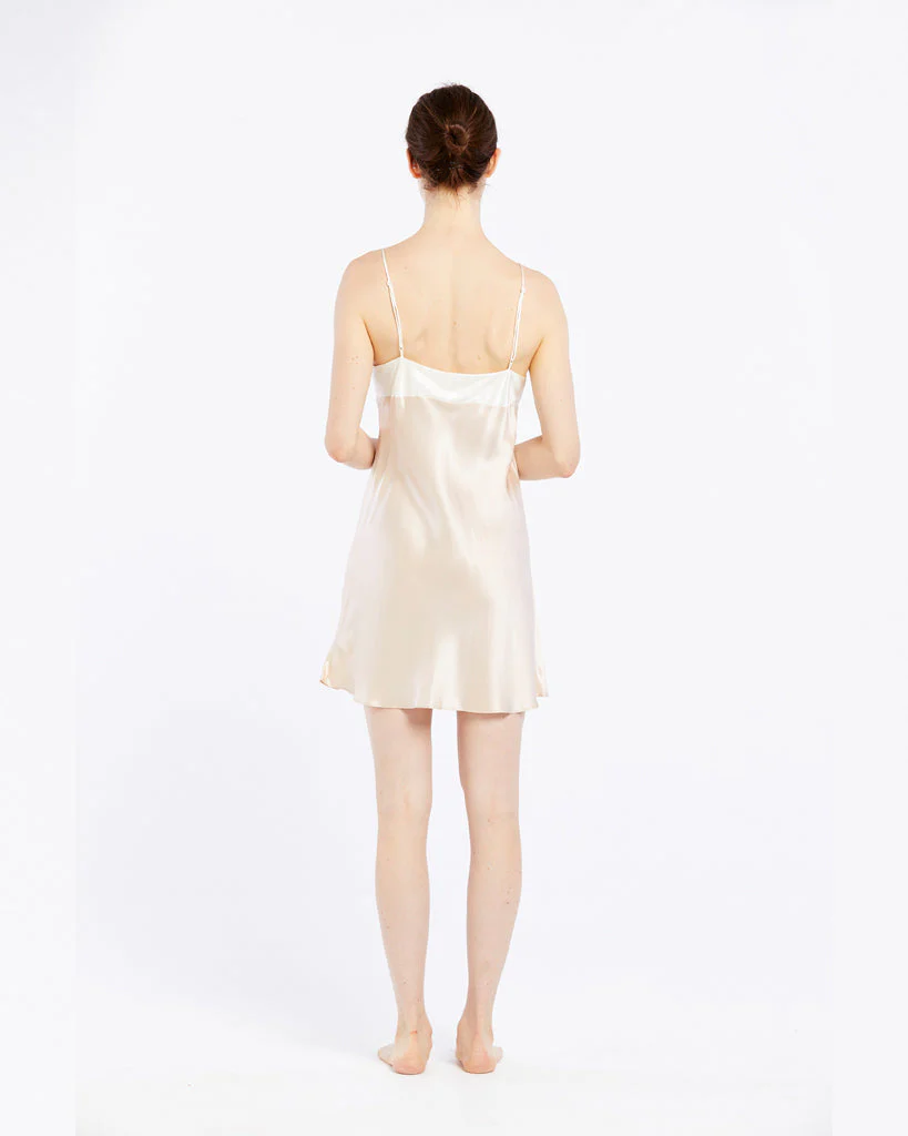 Silk Chemise | Dawn/Creme - Image 3