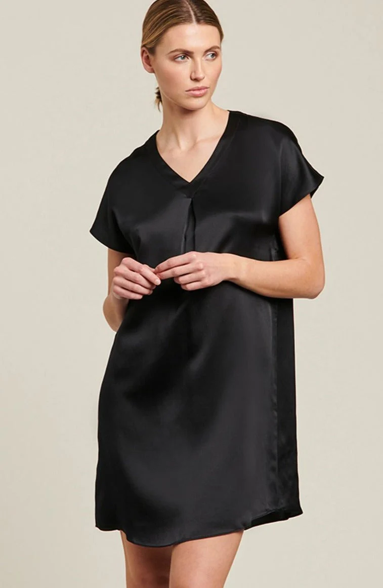Silk Kaftan | Black - Image 2