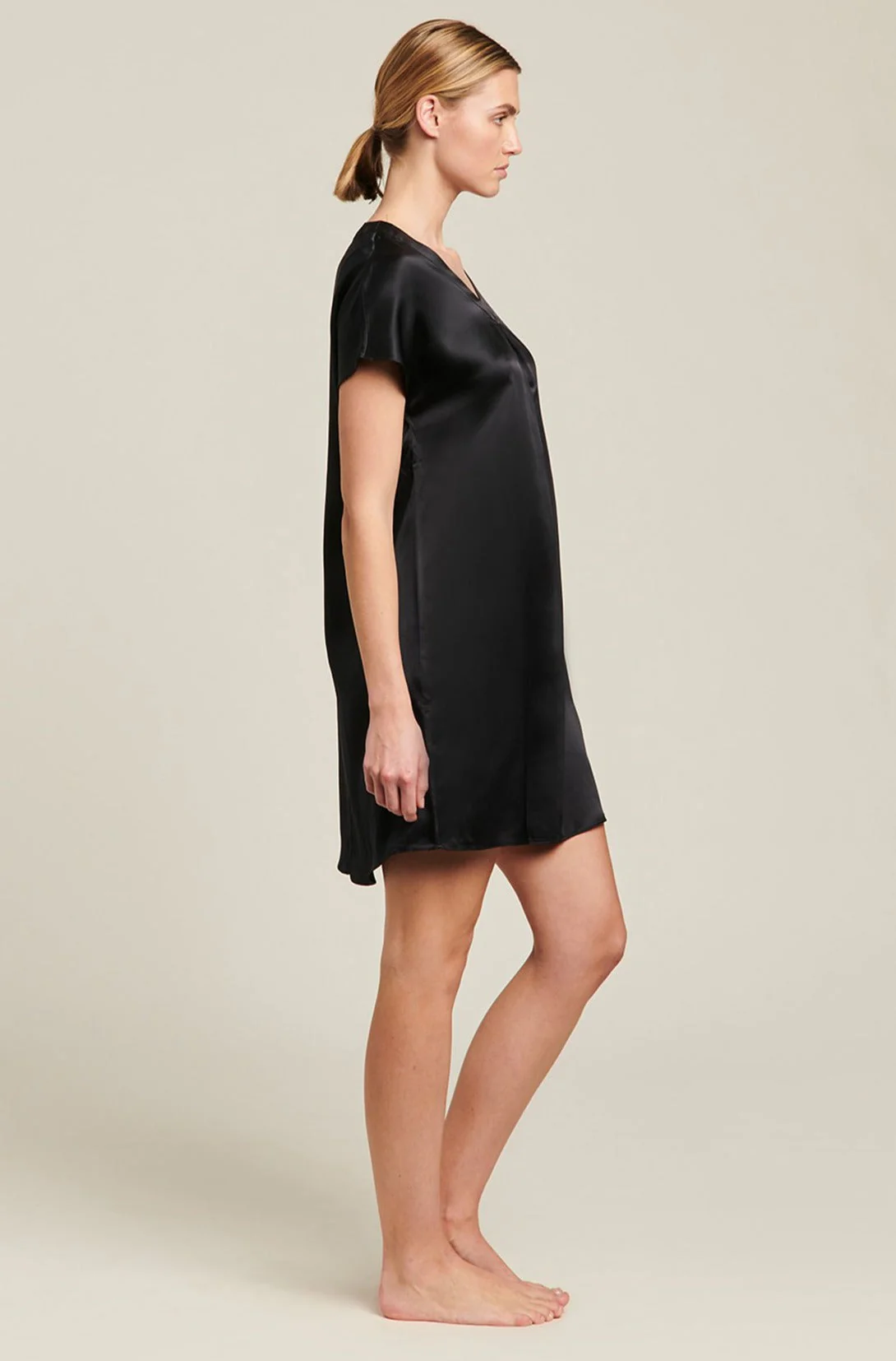 Silk Kaftan | Black - Image 4