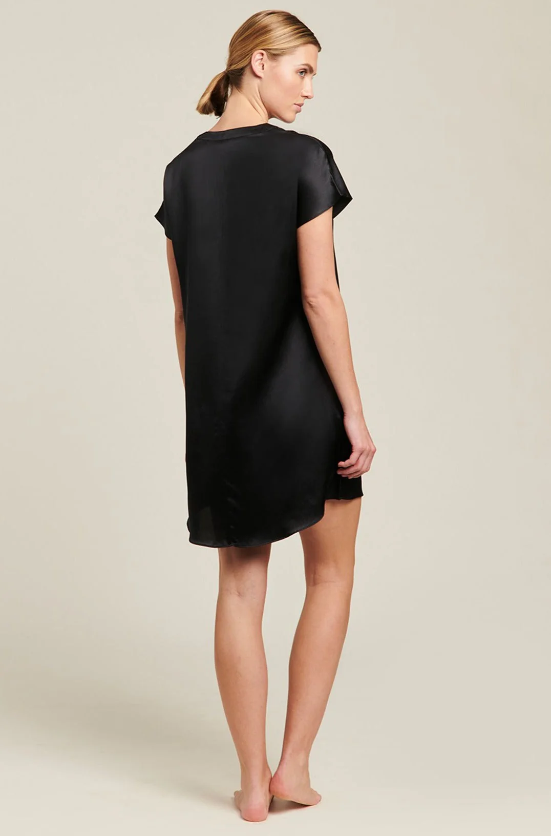 Silk Kaftan | Black - Image 5