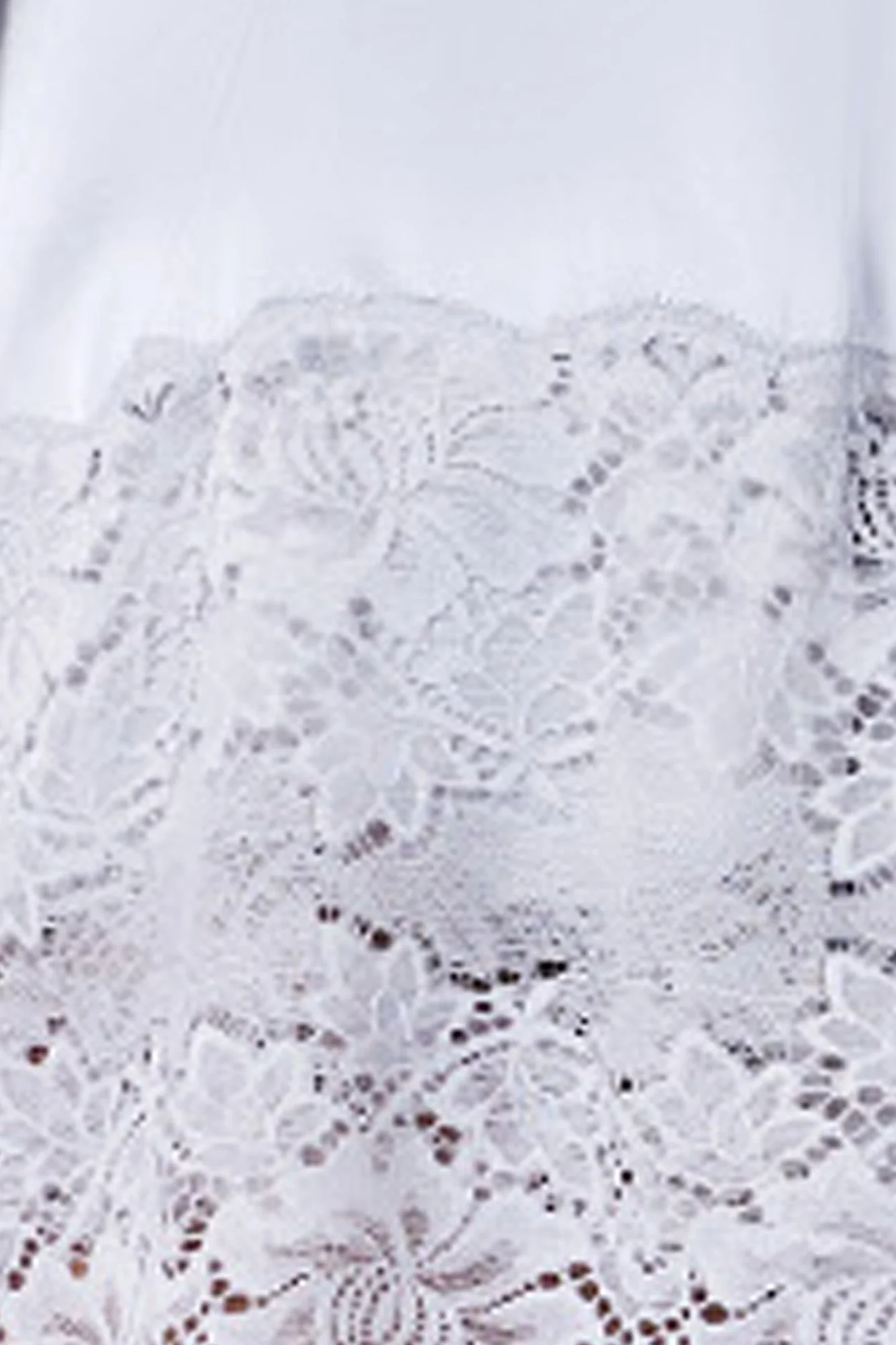 Silk Lace Robe | Silver - Image 5