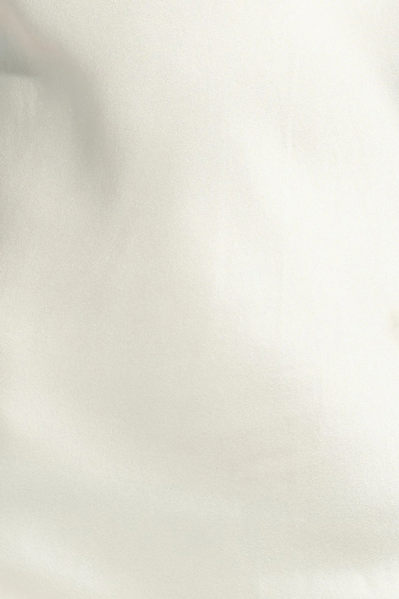 Silk Long Nite V Neck | Creme - Image 6