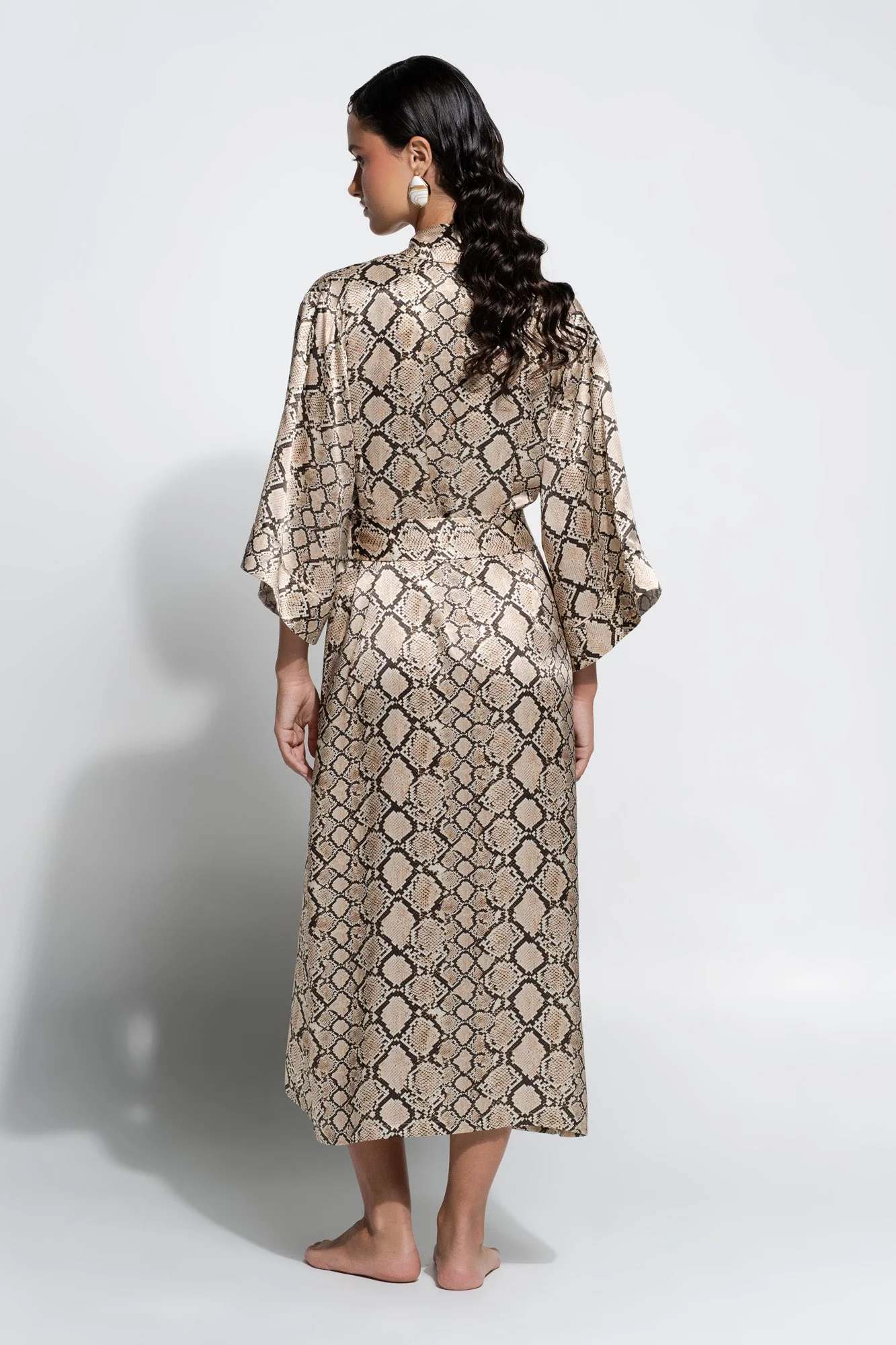 Silk Robe | Python Print - Image 5