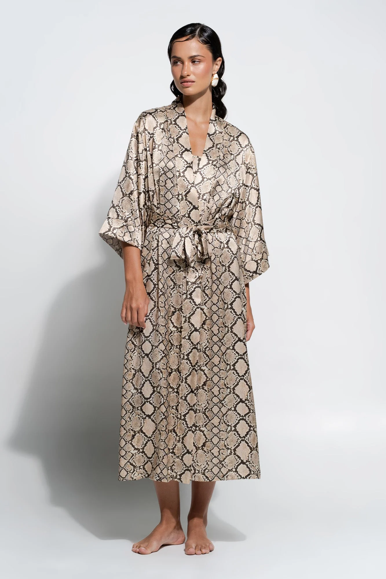 Silk Robe | Python Print - Image 6