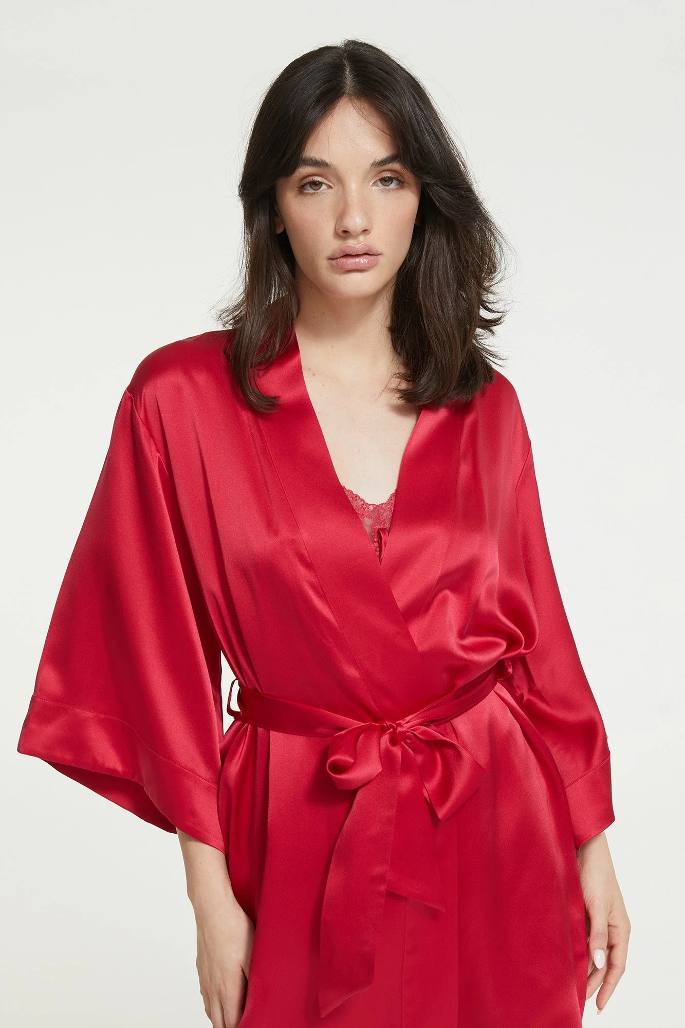 Silk Robe | Ruby - Image 2