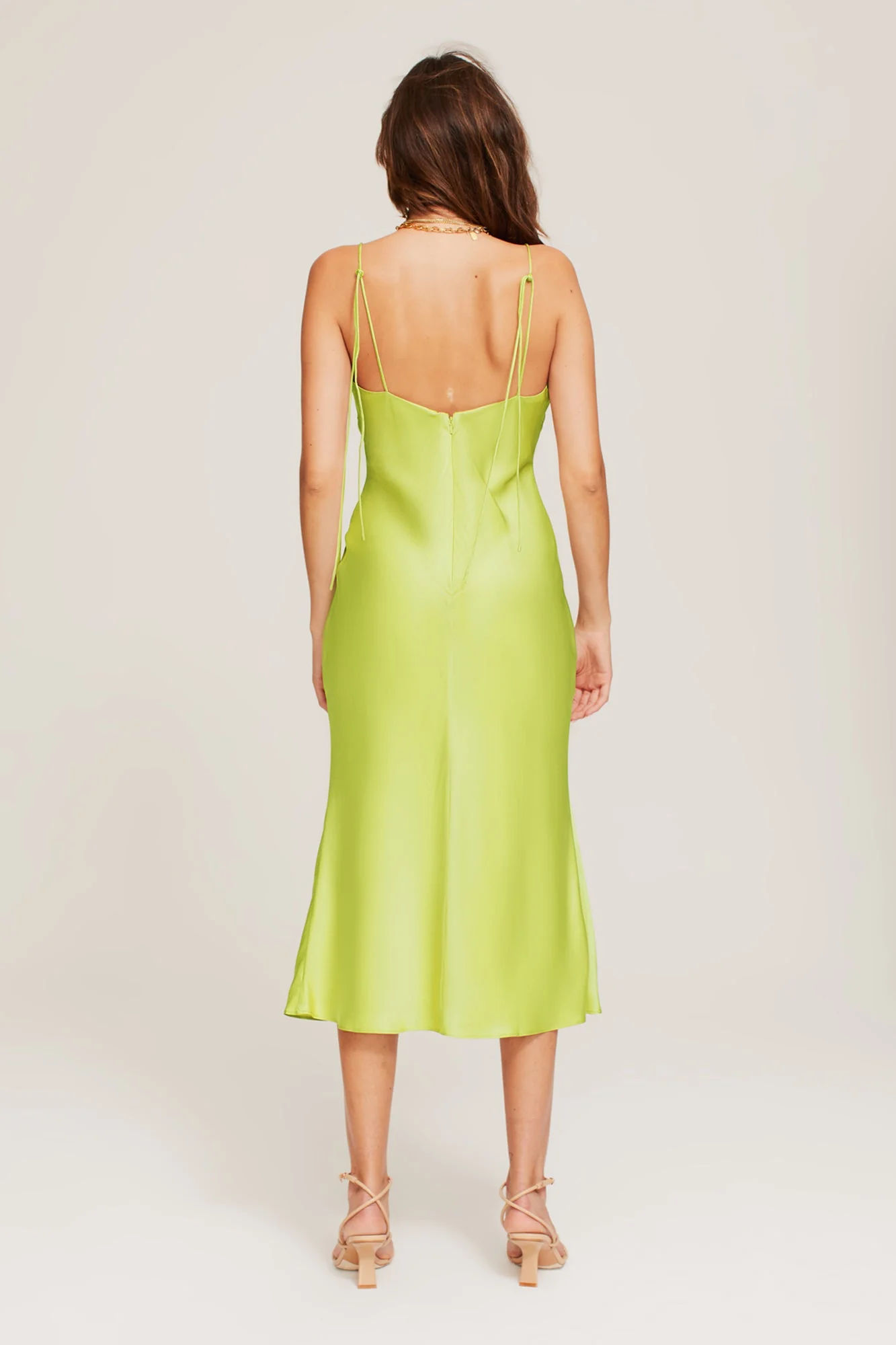 Sonia Maxi Dress | Electric Lime - Image 5