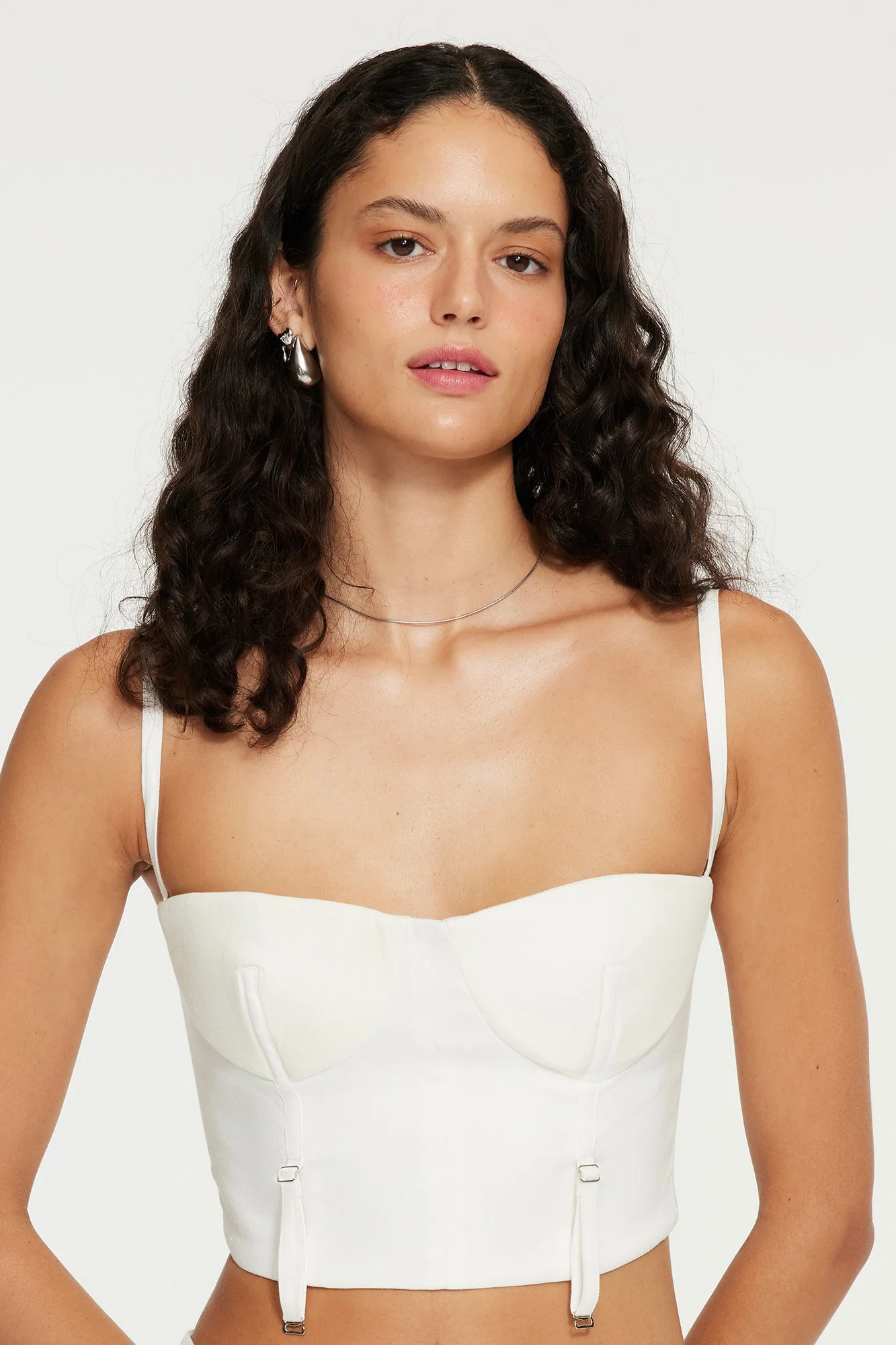 Suspender Bustier | White - Image 3