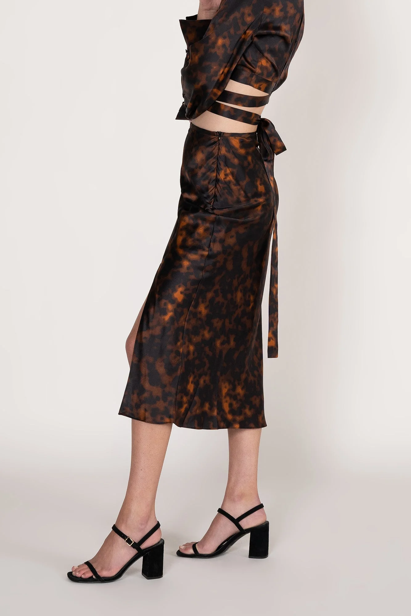Thea Slim Line Skirt | Ember - Image 3