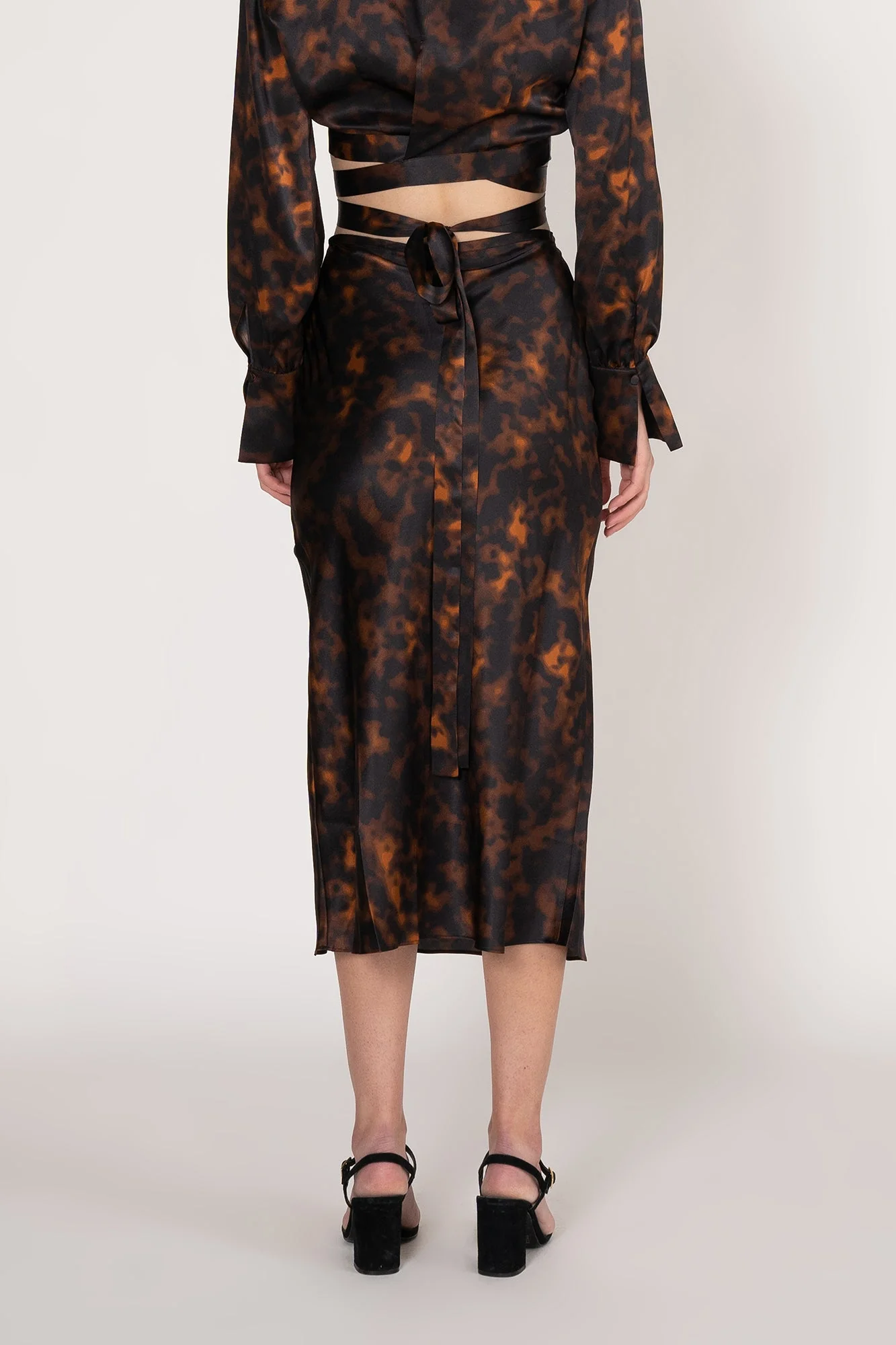 Thea Slim Line Skirt | Ember - Image 4