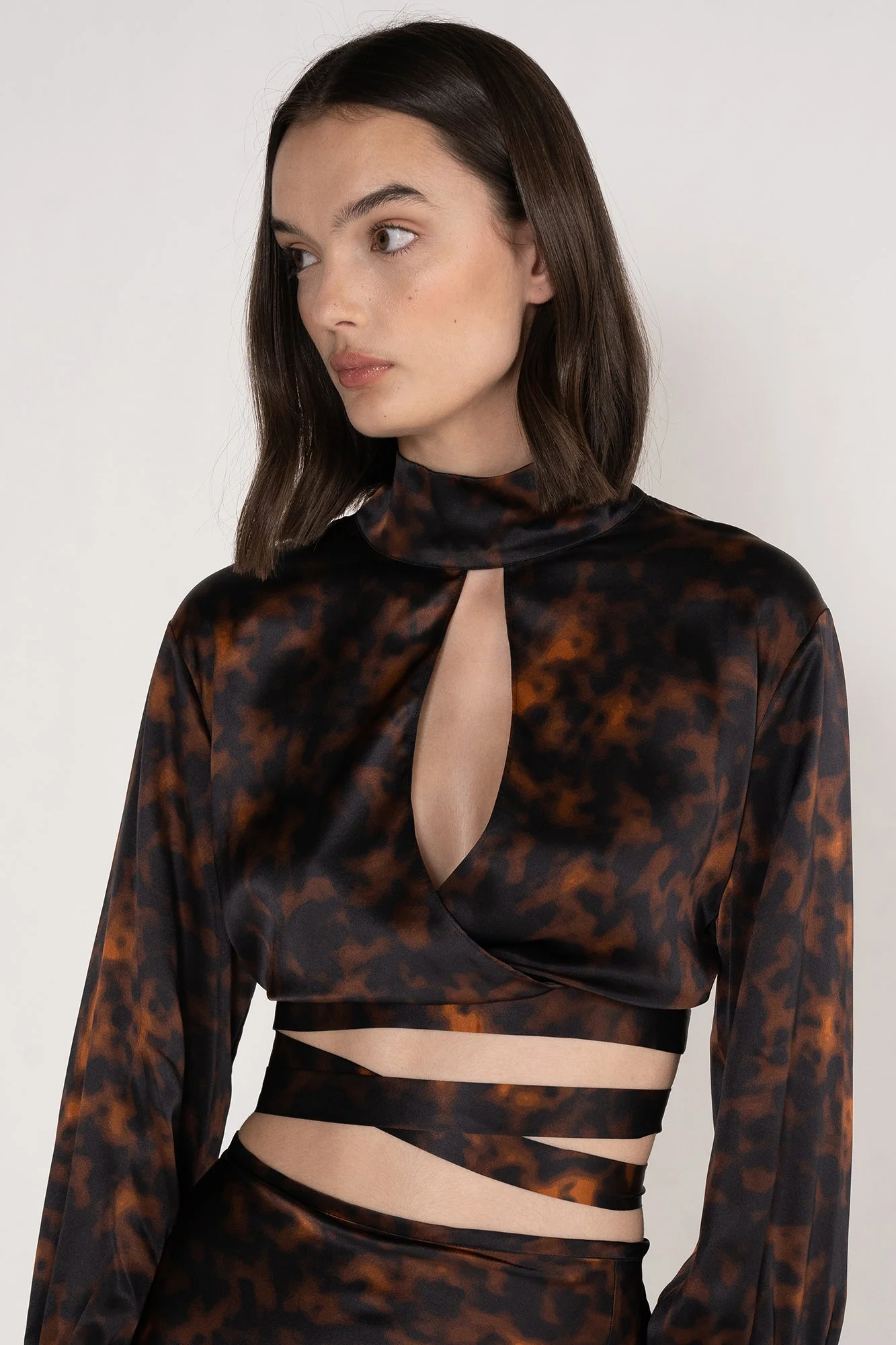 Thea Tie Detail Top | Ember - Image 2