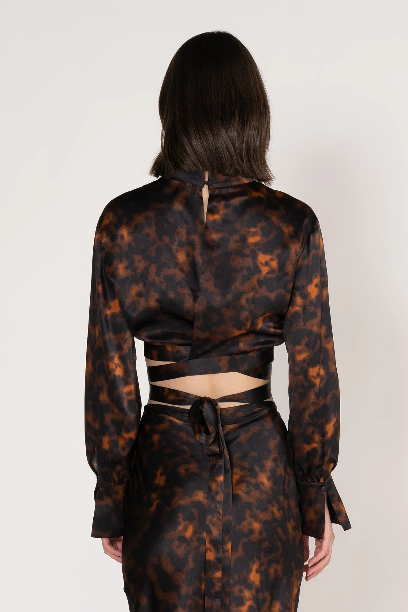 Thea Tie Detail Top | Ember - Image 4