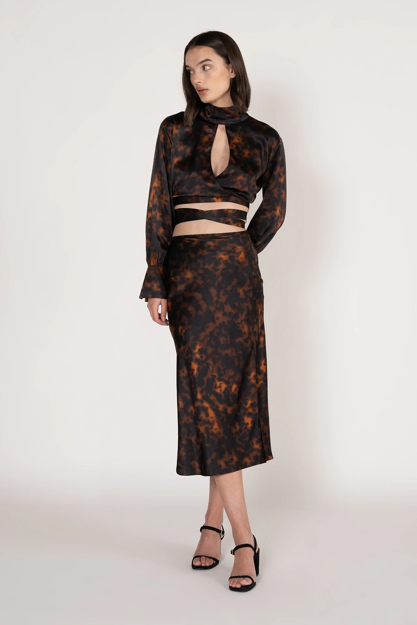 Thea Tie Detail Top | Ember - Image 5